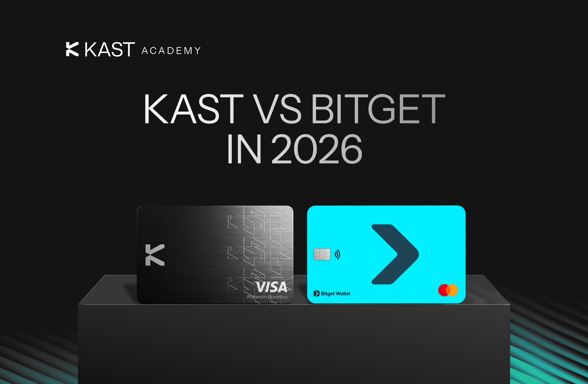 Featured illustration for “KAST vs Bitget Card: How the Two Crypto Cards Compare in 2026”