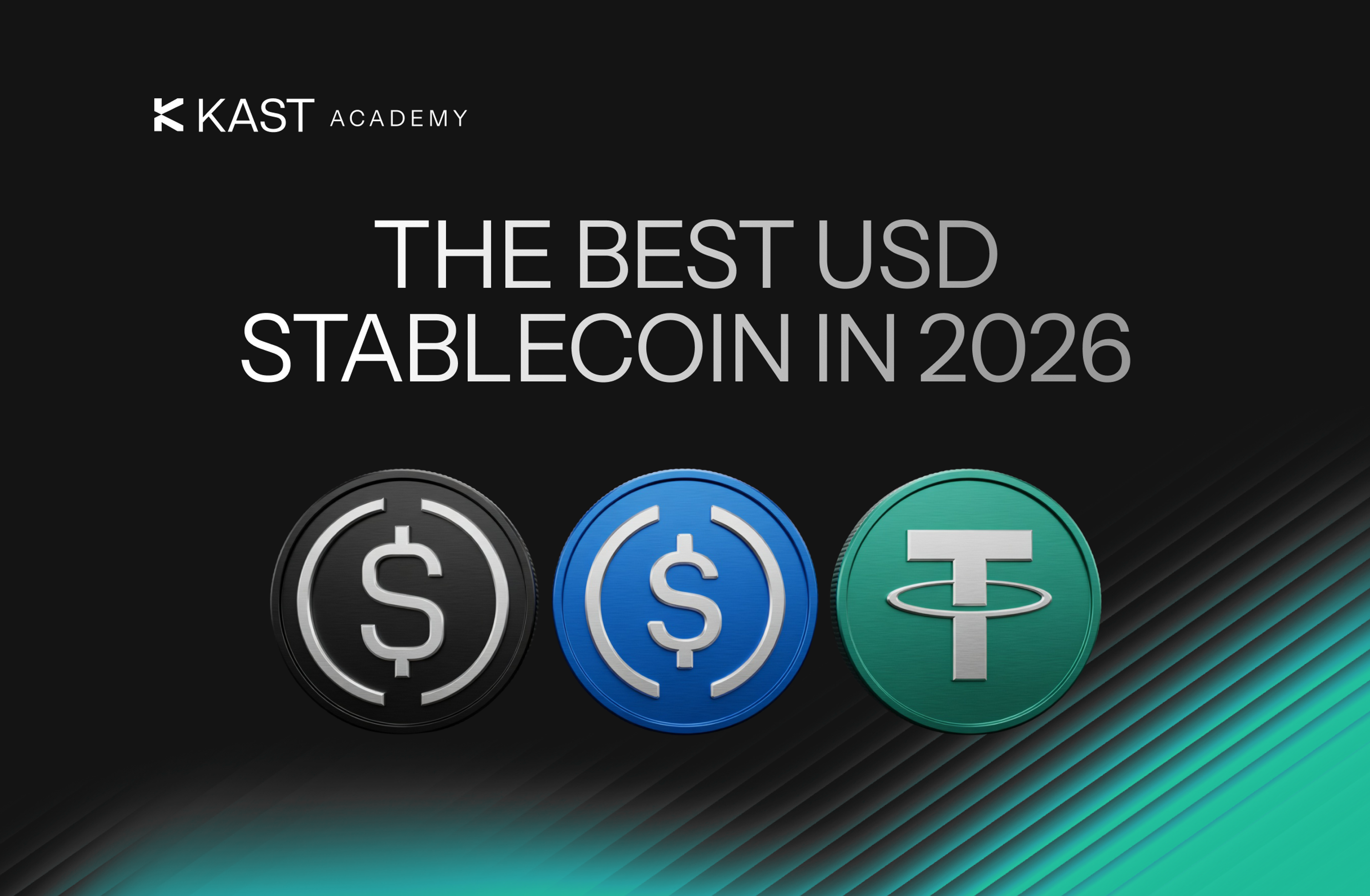 Featured illustration for “What Is the Best USD Stablecoin in 2026”