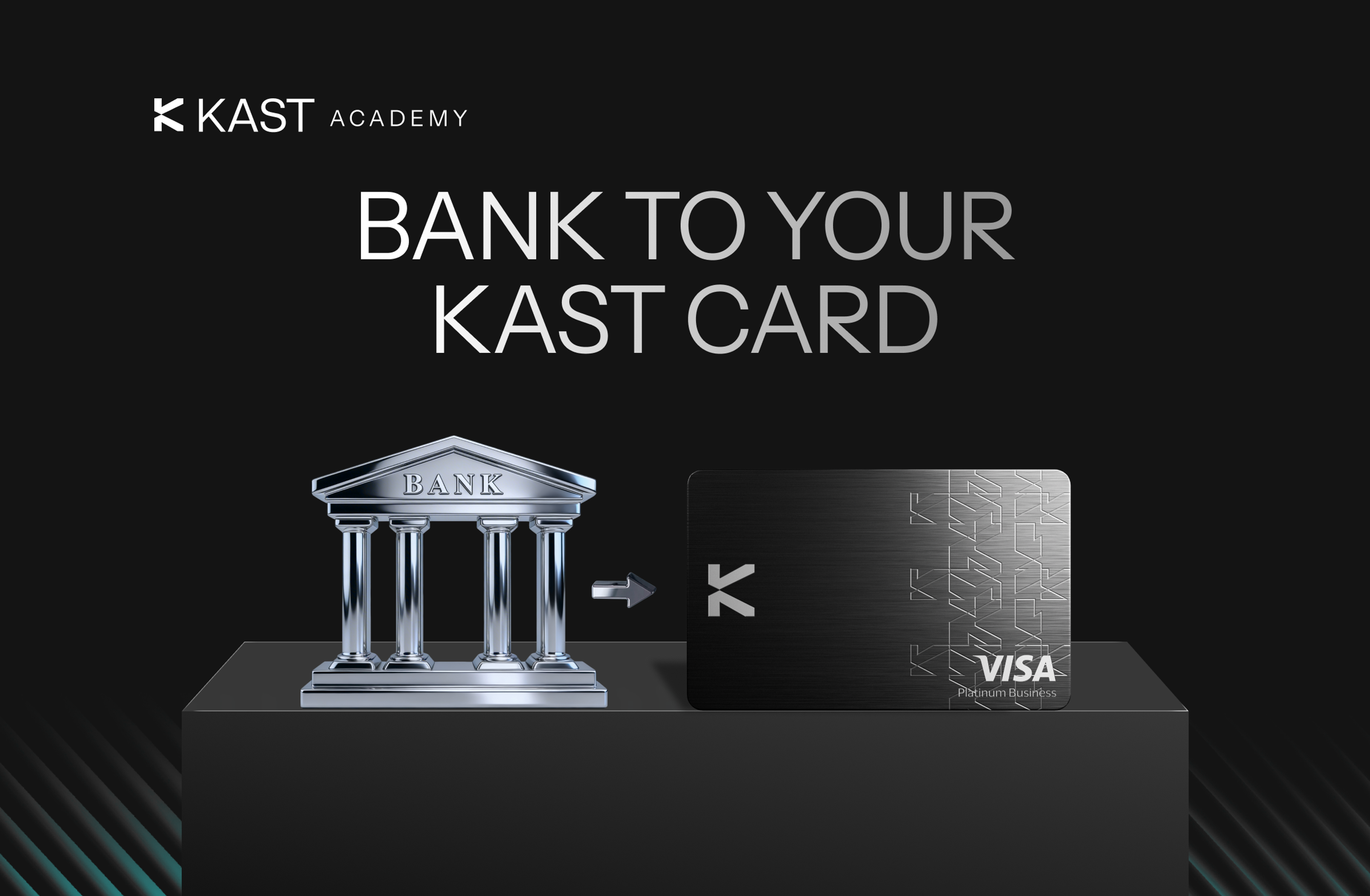 Featured illustration for “How to Move Money from Your Bank Account to KAST”