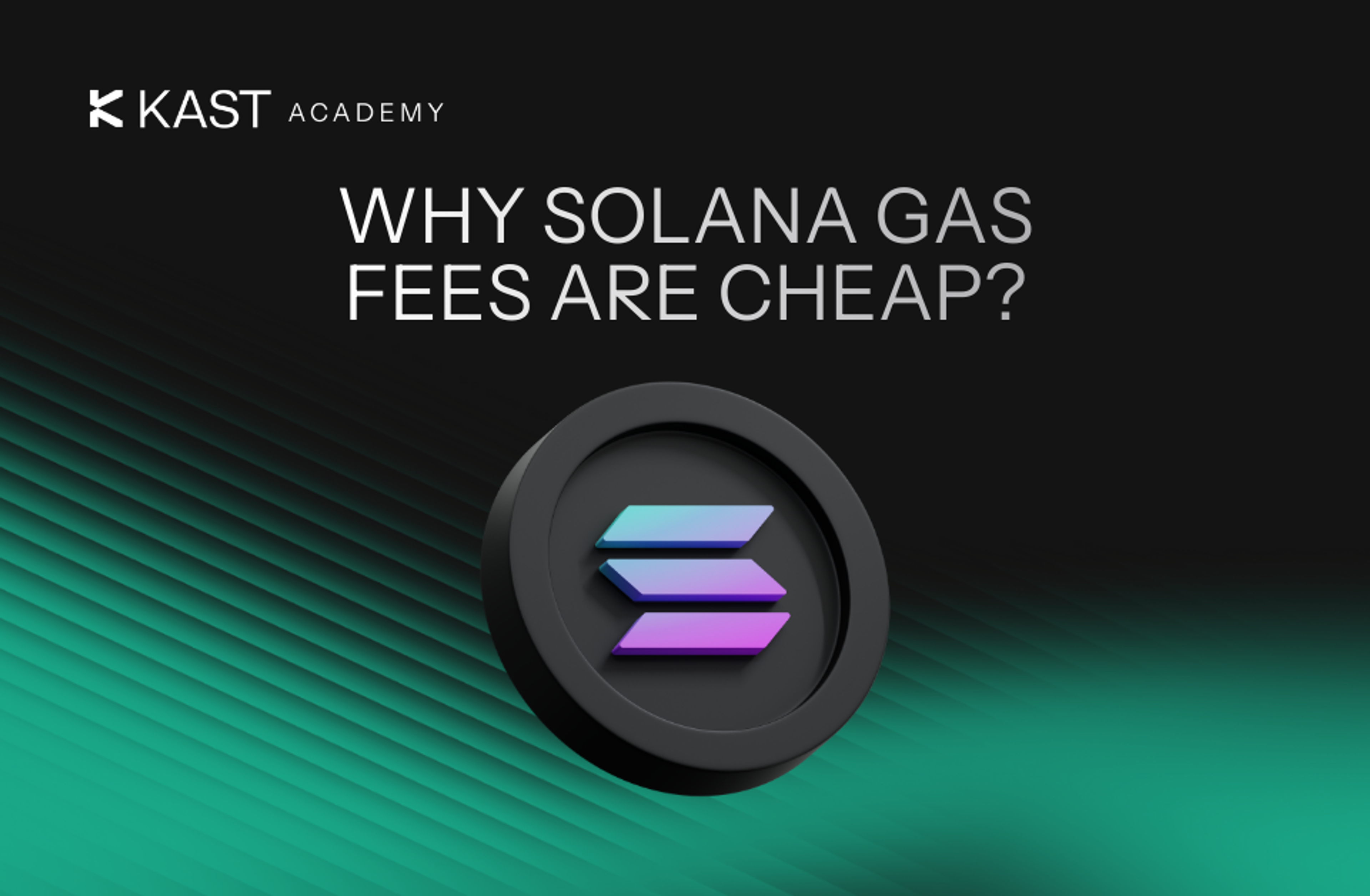 Featured illustration for “What Are Gas Fees and Why Are They So Cheap on Solana?”