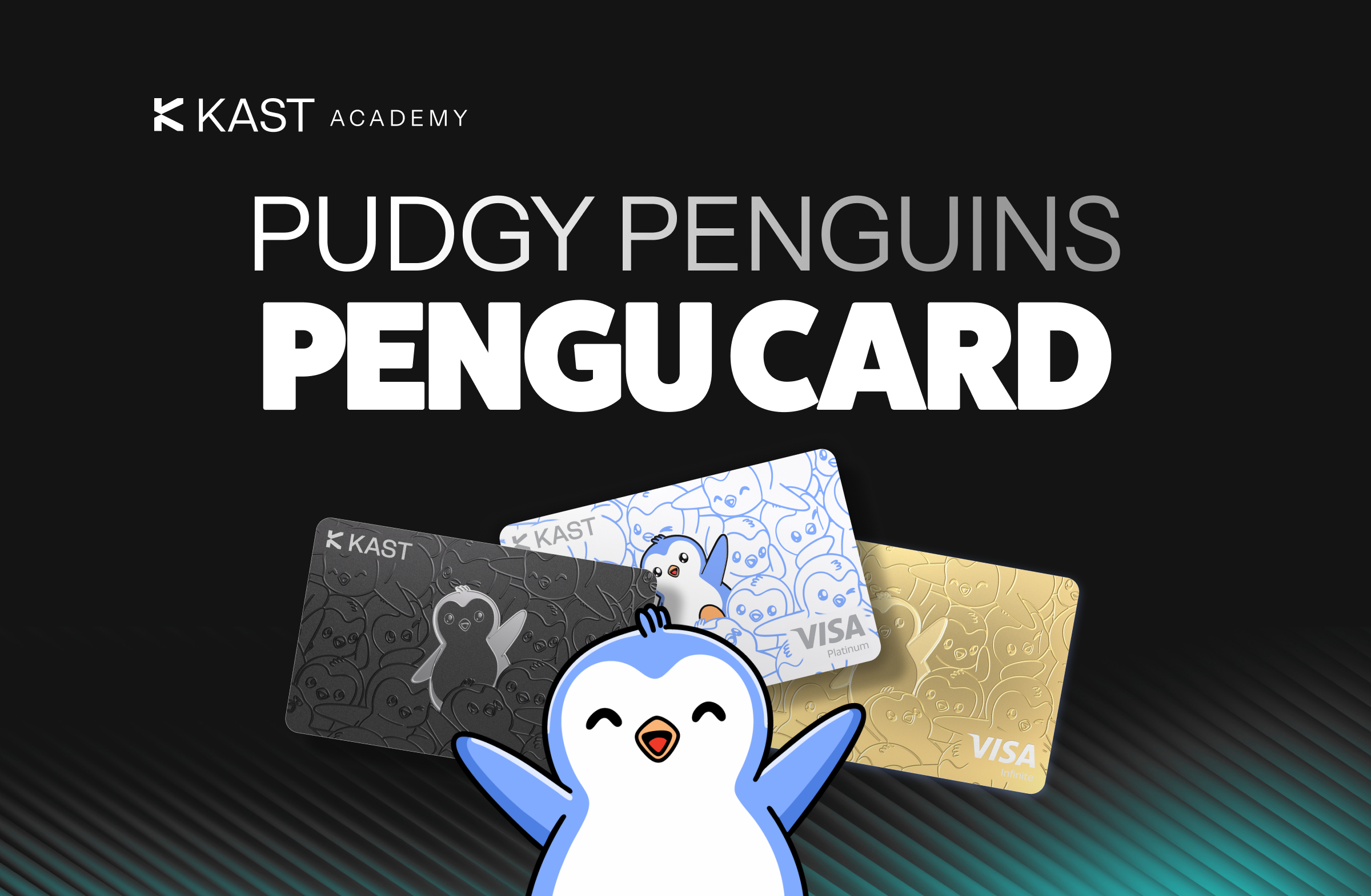 Featured illustration for “What Is Pudgy Penguins and How to Get the Pengu Crypto Card?”