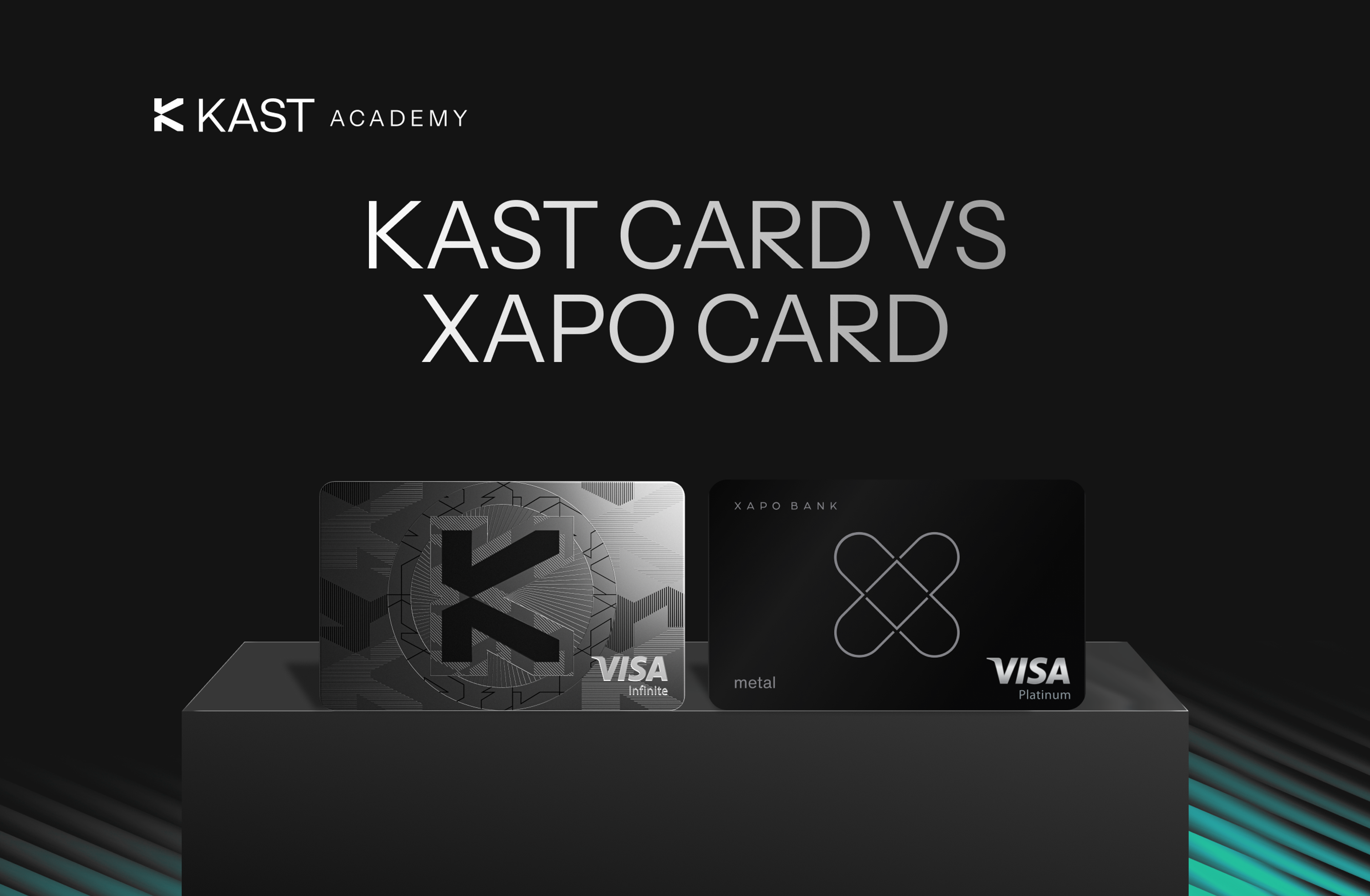 Featured illustration for “KAST vs Xapo Card: Comparison for 2026”