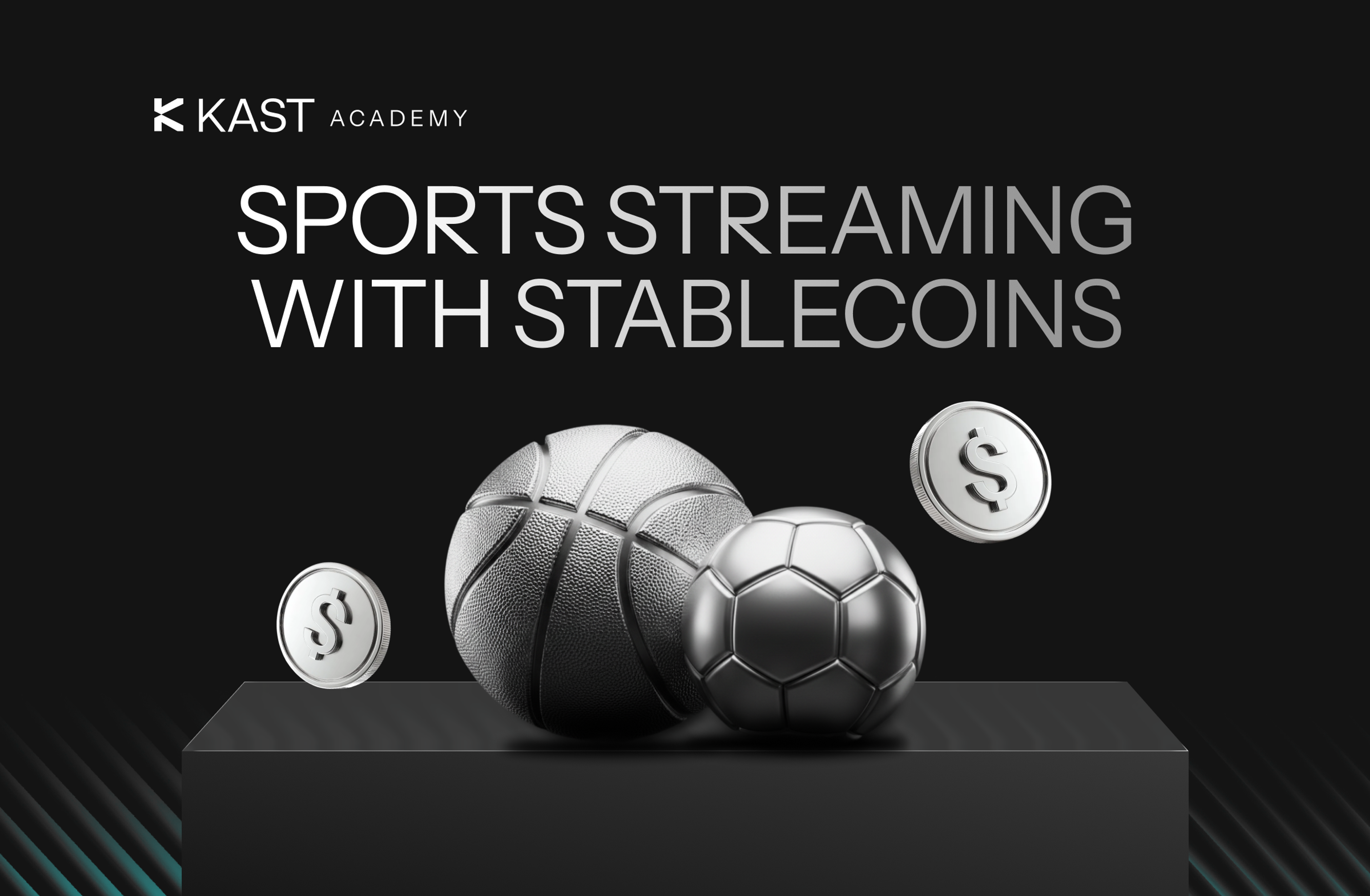 Featured illustration for “How to Pay for Sports Streaming Services Using Stablecoins”