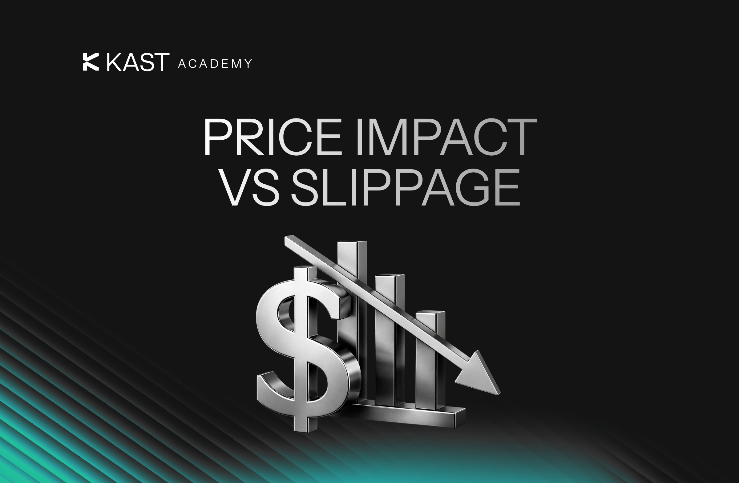 Featured illustration for “What Is Price Impact in Crypto and How Is It Different from Slippage?”