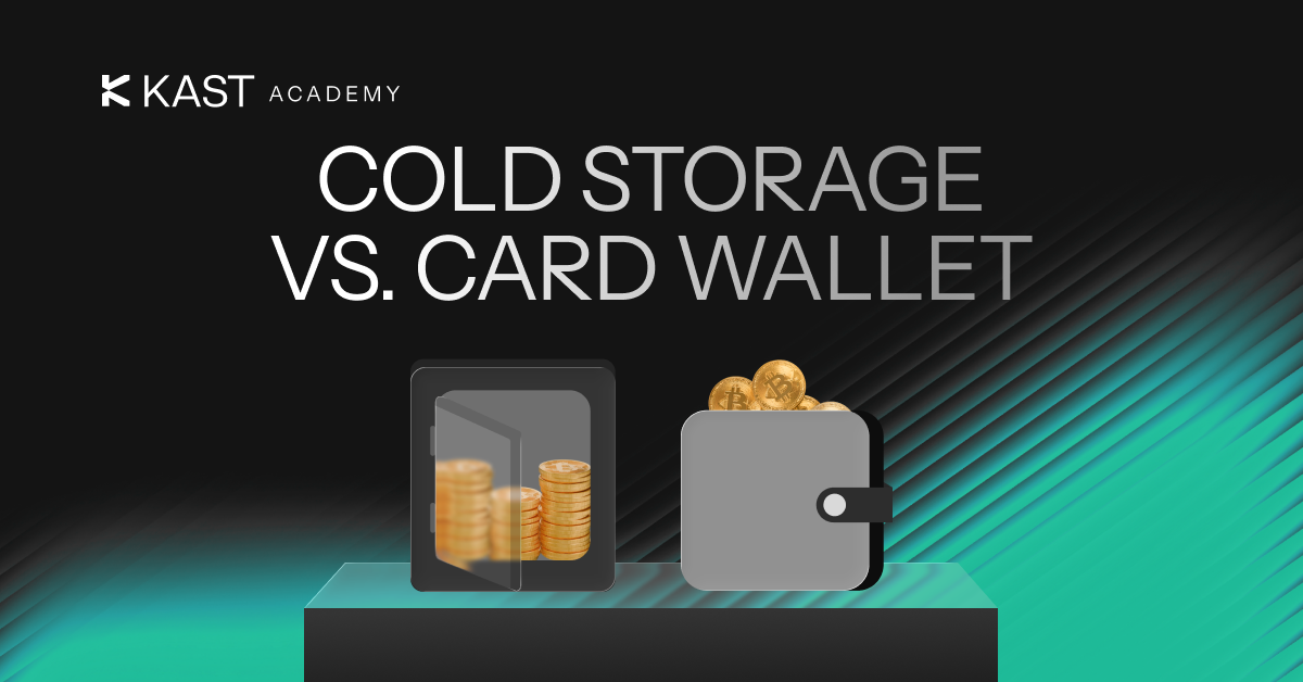 Featured illustration for “Cold Storage vs. Card Wallet: How Much Should You Keep on KAST?”
