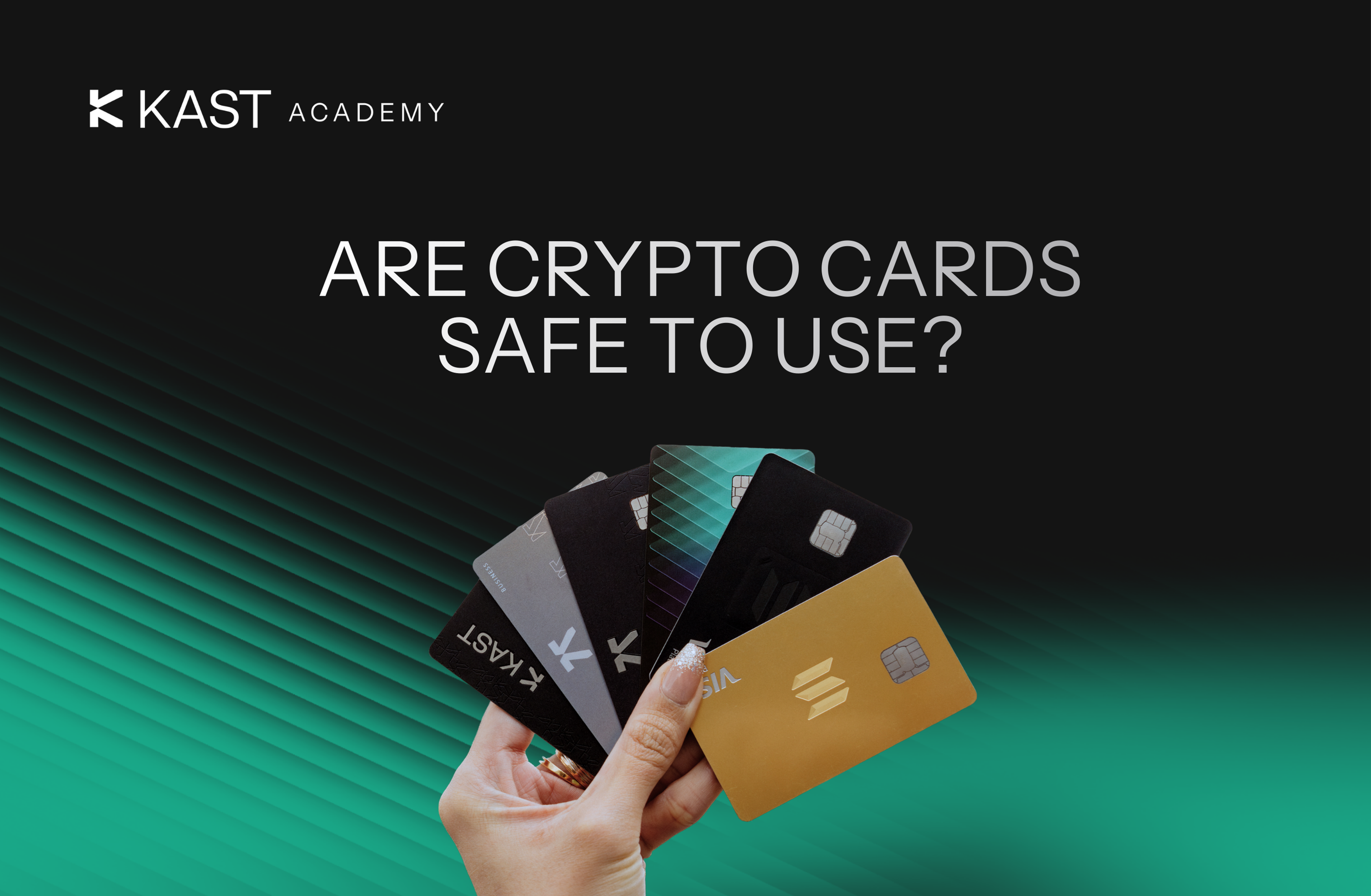 Featured illustration for “Are Crypto Cards Safe to Use?”