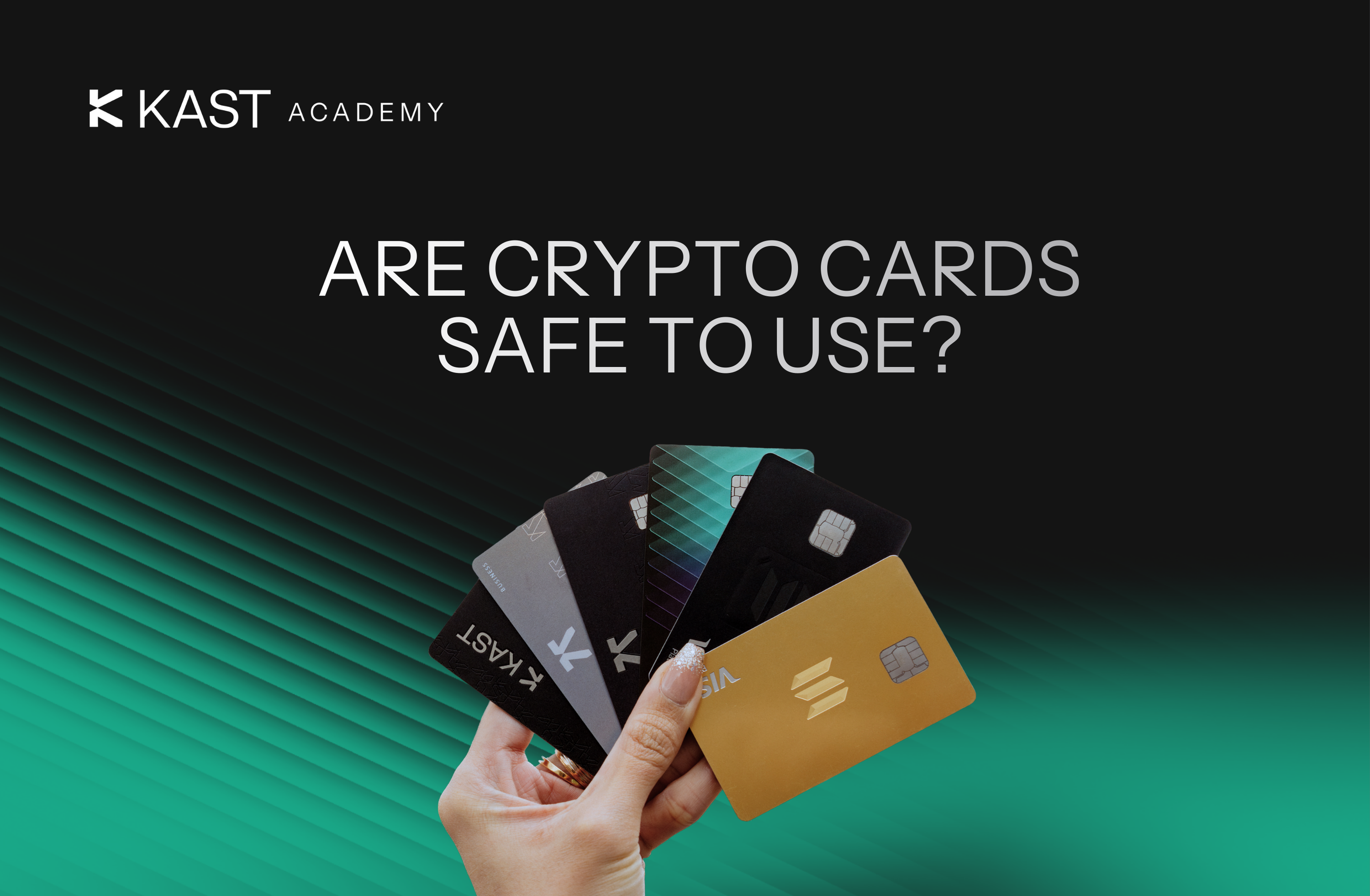 Featured illustration for “Are Crypto Cards Safe to Use?”