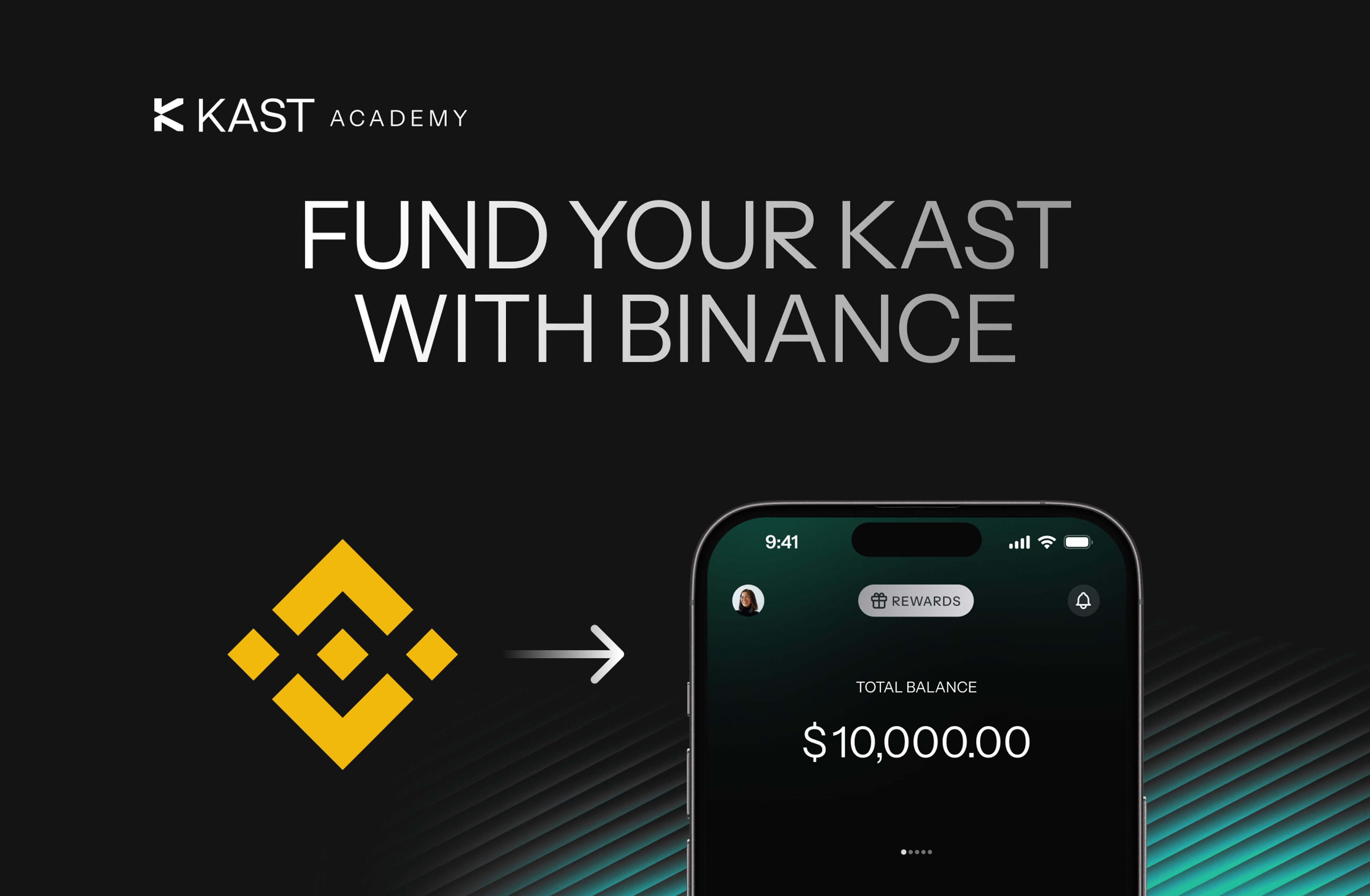 Featured illustration for “No Bank Account? Use Binance as Your Source of Funds for KAST”
