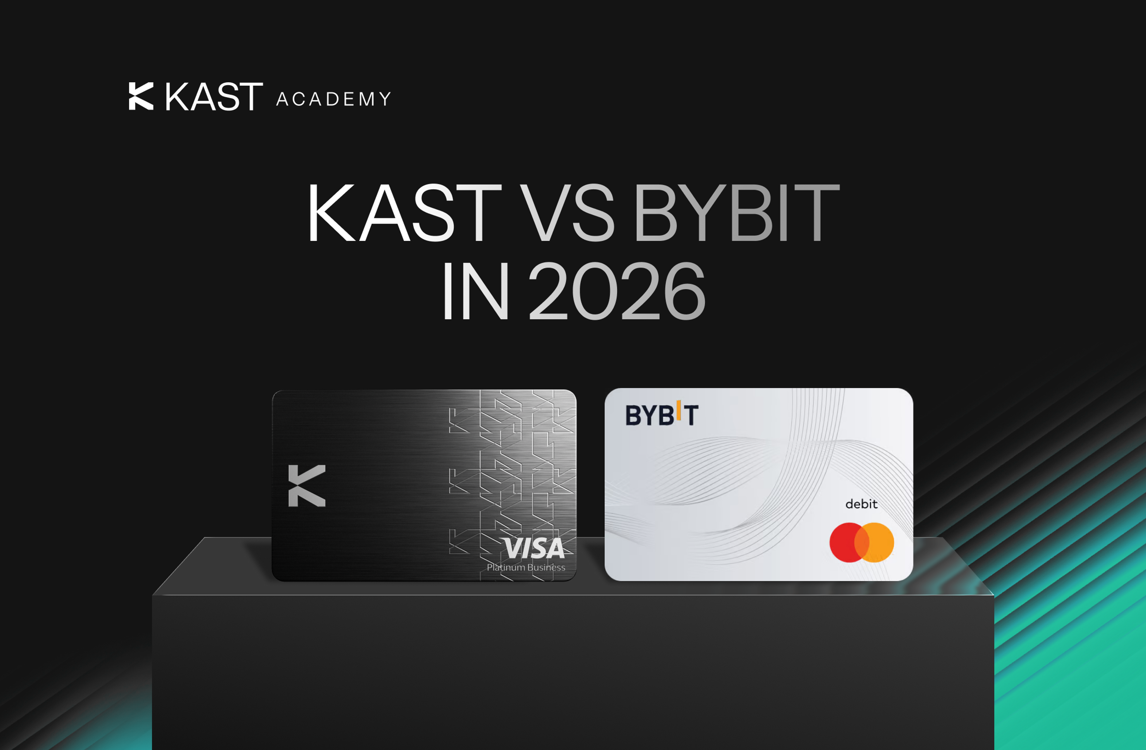 Featured illustration for “KAST vs Bybit Card: Which Crypto Card Is Better in 2026?”