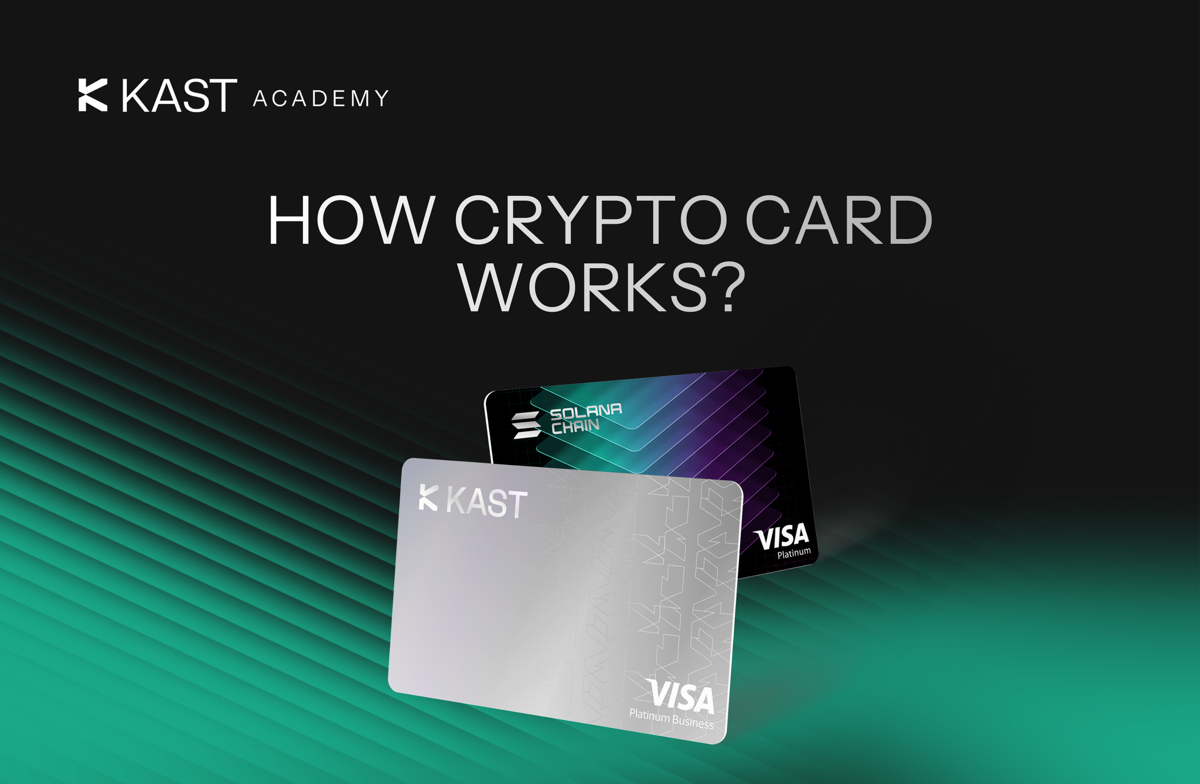 Featured illustration for “How Does a Crypto Card Work Behind the Scenes?”