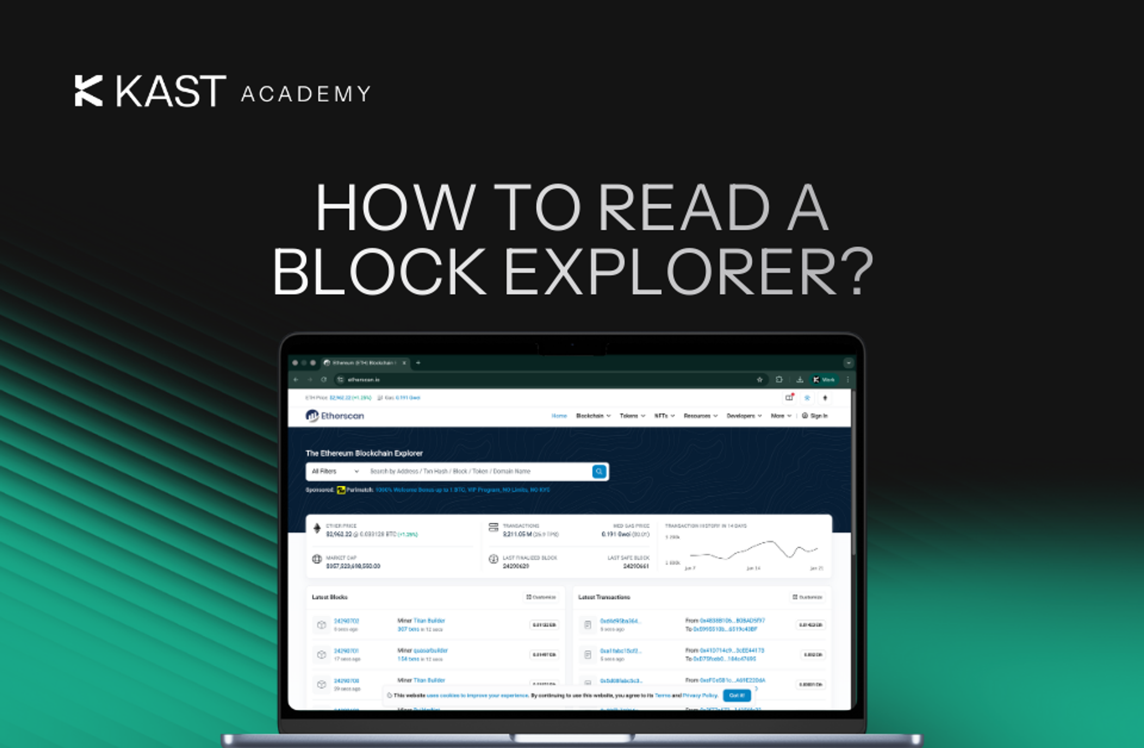 Featured illustration for “How to Read a Block Explorer: Tracking Your Card Top-Ups”