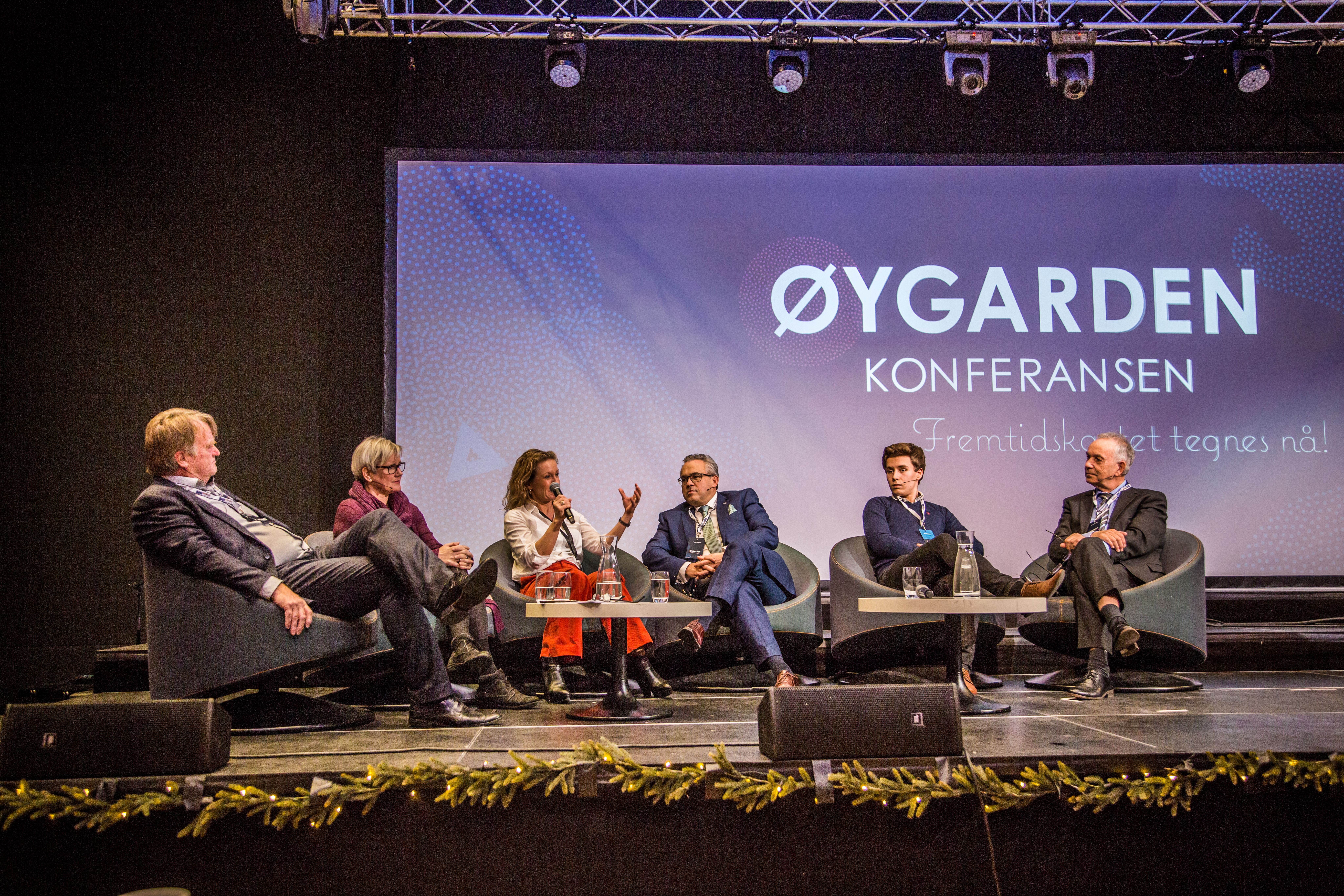 The picture shows the debate at the Øygard Conference