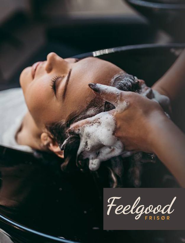 frisør på hotellet, hårvask og klipp