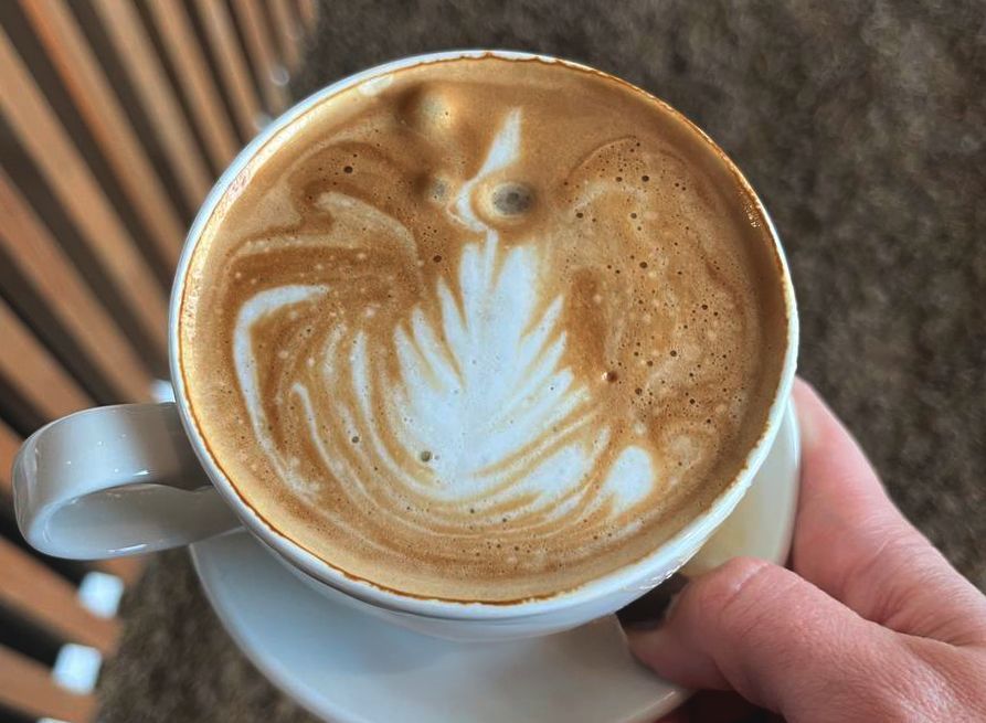 Freshly baked buns, coffee bar, Sotra, Panorama, cinnamon bun 