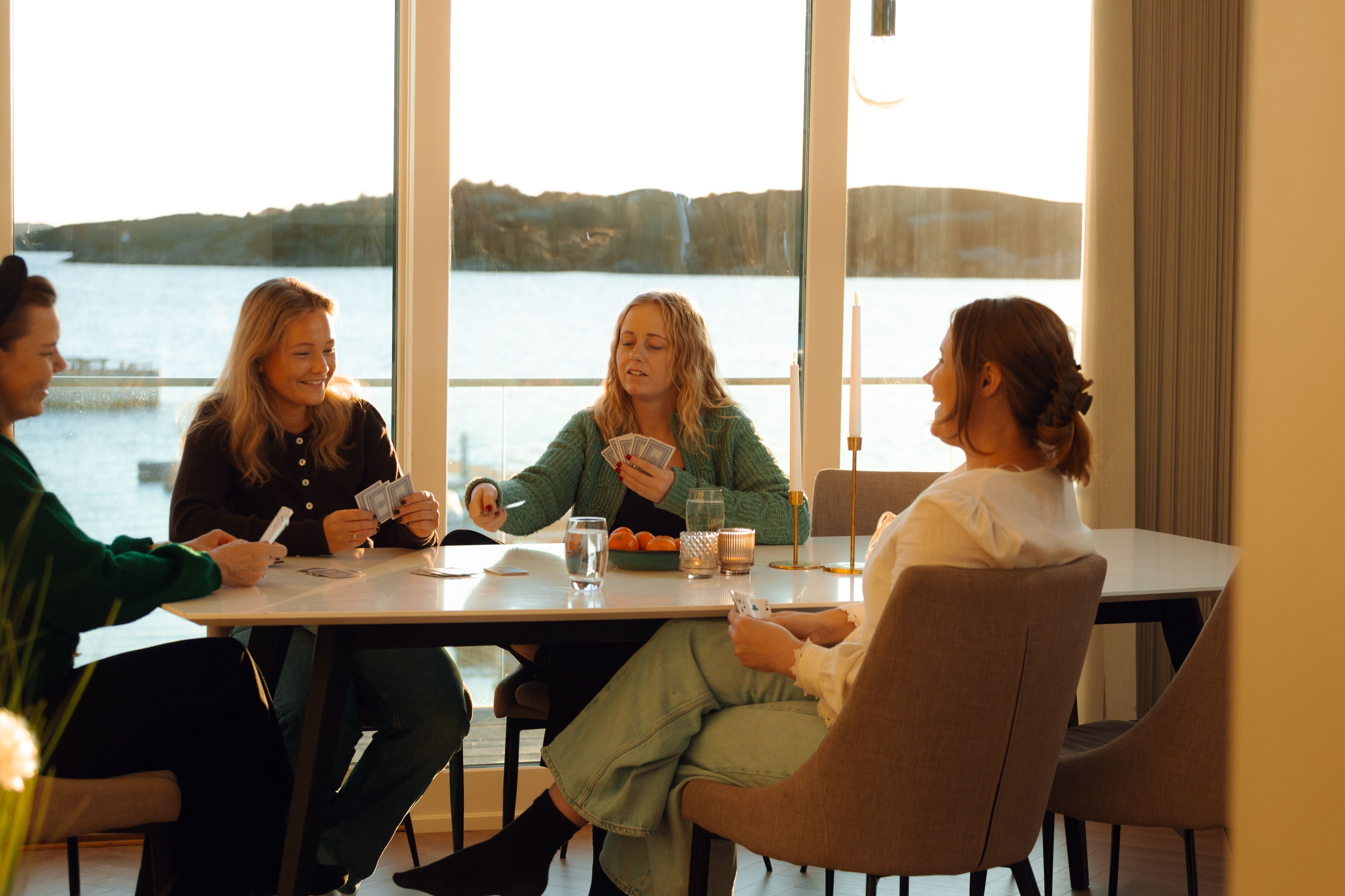 rorbu med sjøutsikt, vennetur, jentetur