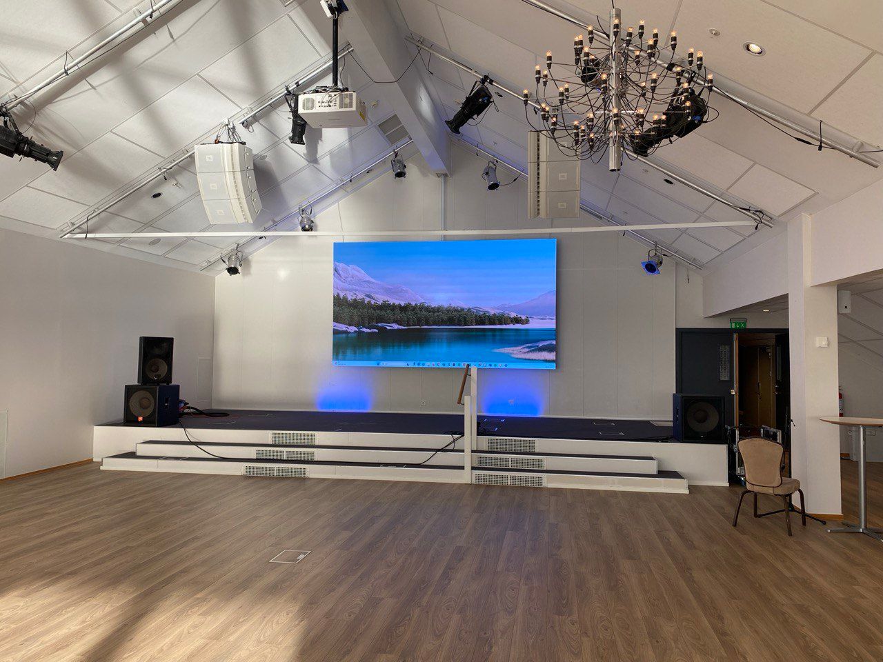 LES skjerm - godt teknisk utstyr i konferanserom