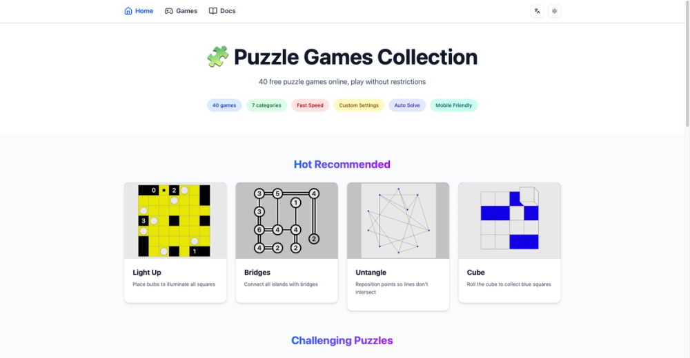 image of Puzzle Games Collection