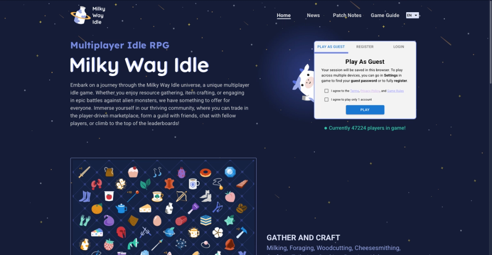 image of Milky Way Idle