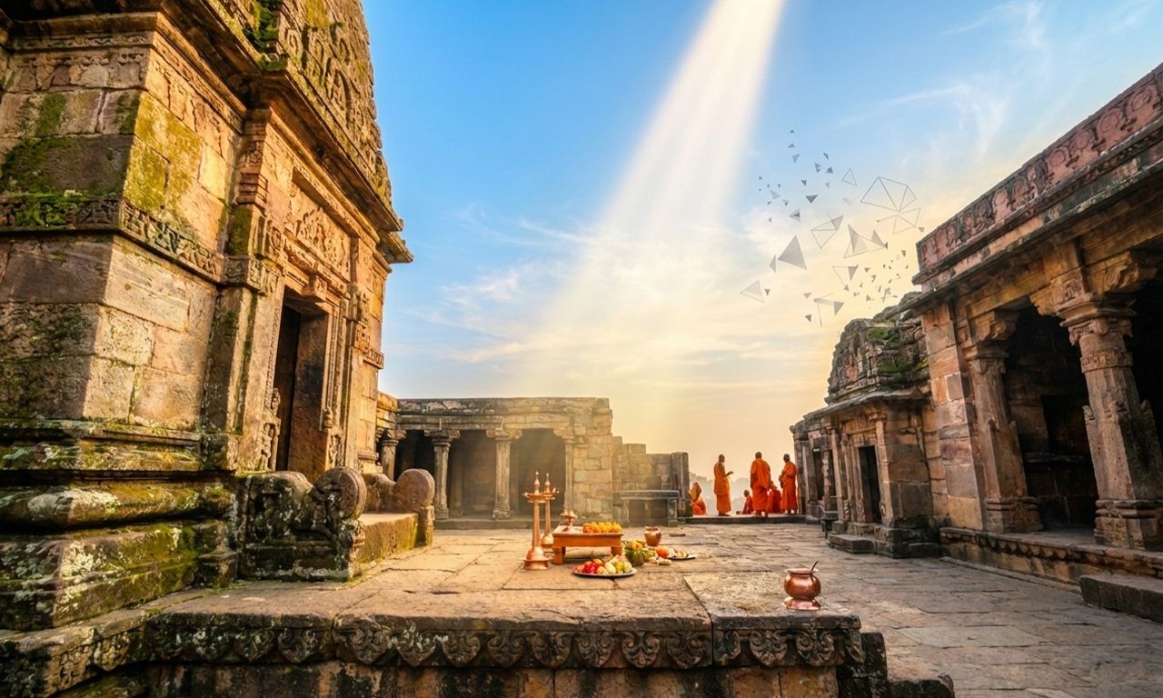 What It Means to Offer the Flower of the Sky - SiddhiStar Narwar Dham Parampara