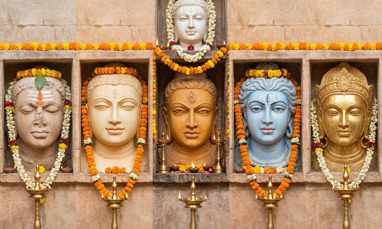 The Five Faces of Shiva - SiddhiStar Narwar Dham Parampara