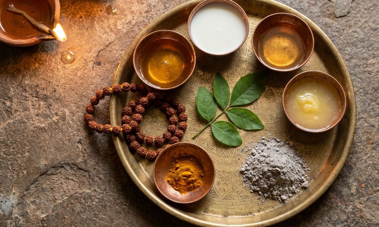 The Abhishek Materials - SiddhiStar Narwar Dham Parampara