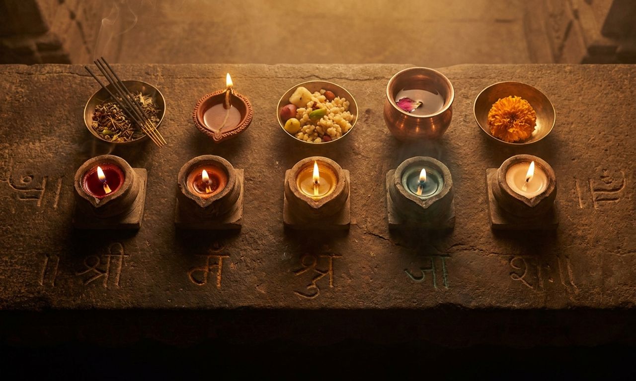 What the Five Pranas Mean When They Are Offered in a Puja - SiddhiStar Narwar Dham Parampara