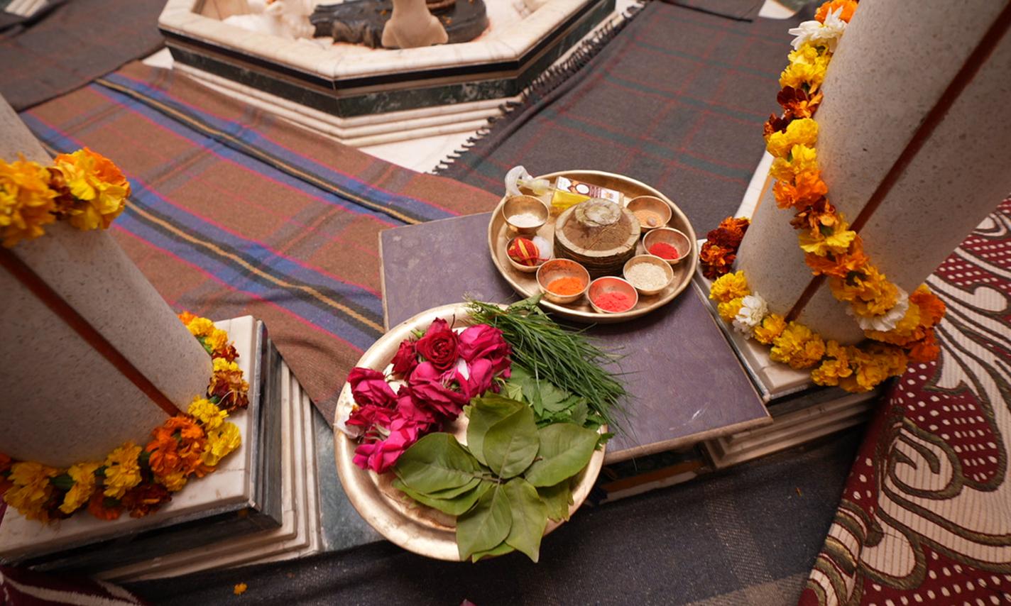 Panchamrit Abhishek - SiddhiStar Narwar Dham Parampara