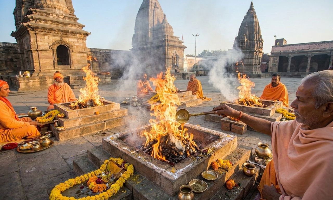 Why Baglamukhi Havan Is the Peak of the Ceremony - SiddhiStar Narwar Dham Parampara