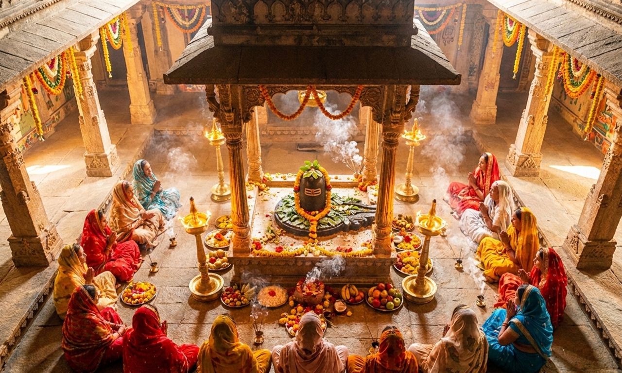 What Actually Happens Across the Four Prahars at a SiddhiStar Mahashivratri - SiddhiStar Narwar Dham Parampara