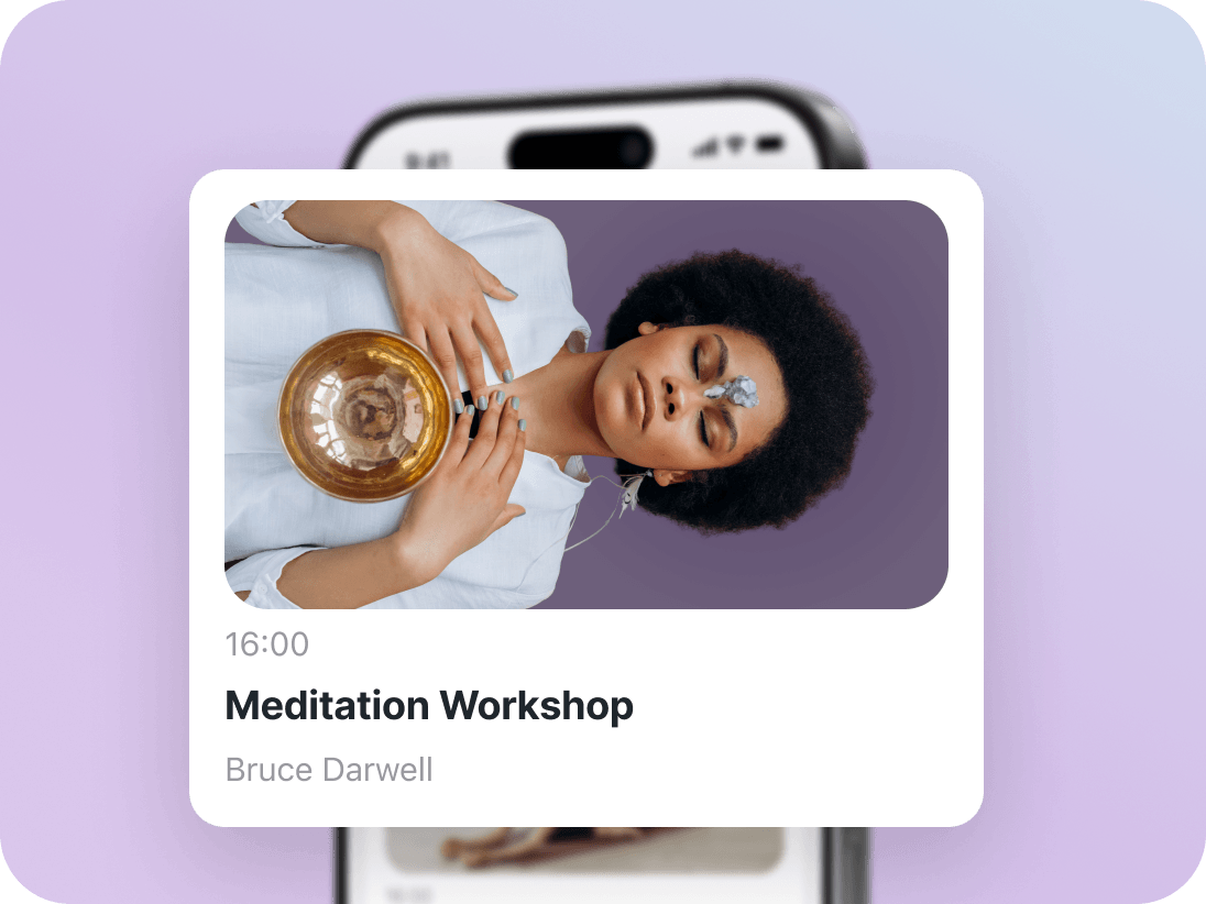 Meditation workshop event