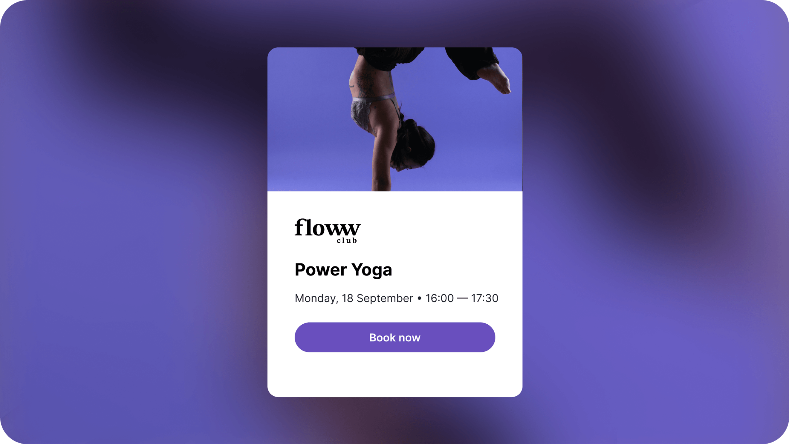 Branded yoga studio class Momoyoga