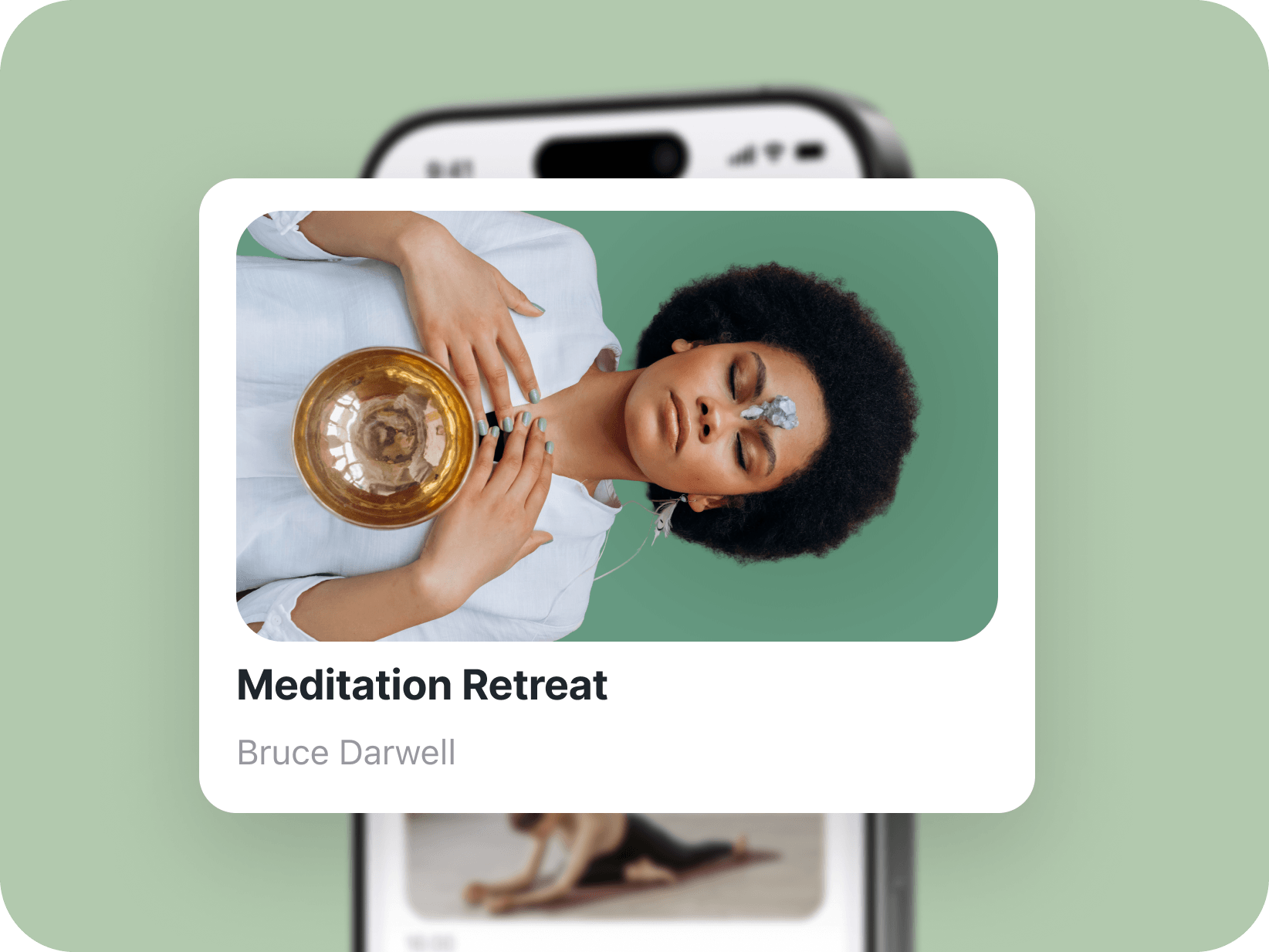 Event in the momoyoga app