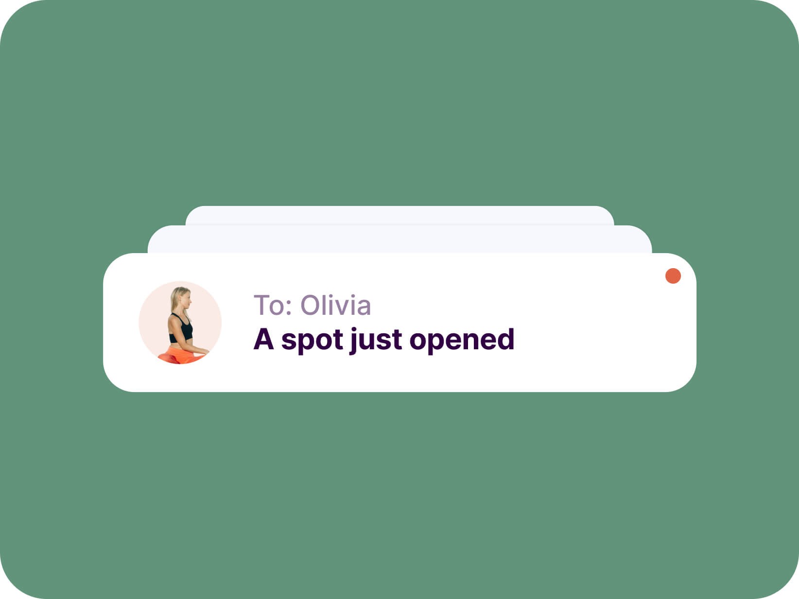 Event capacity notification