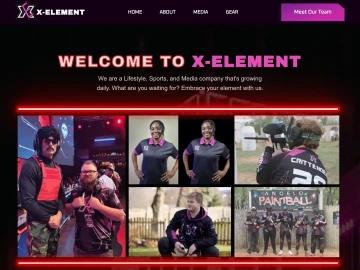 Screenshot of X-Element (Final) website