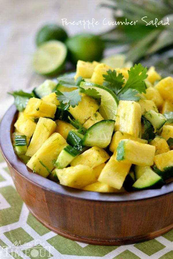 Honey Mint Pineapple Salad picture