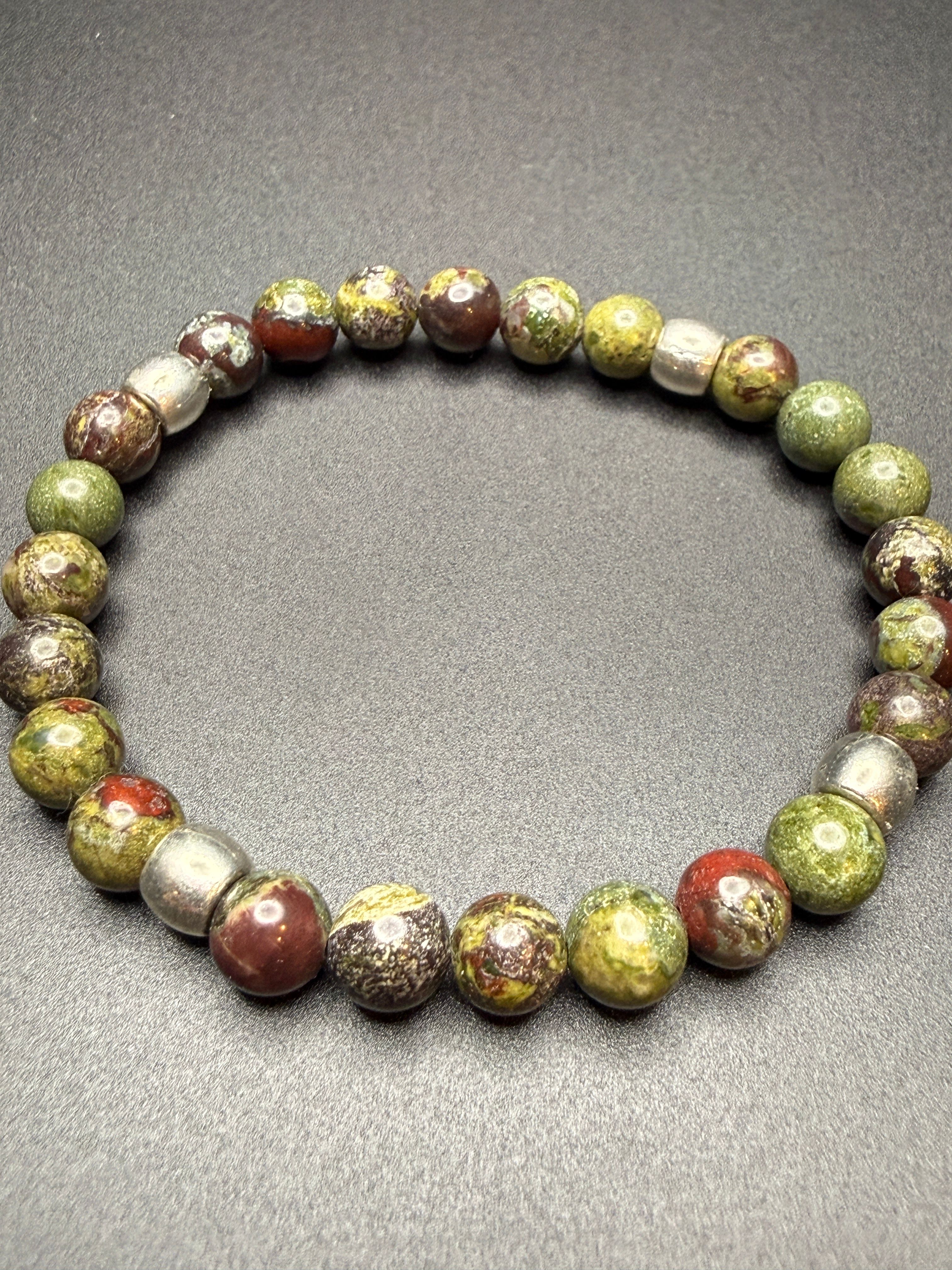 Dragon Blood Jasper Bracelet — view 2