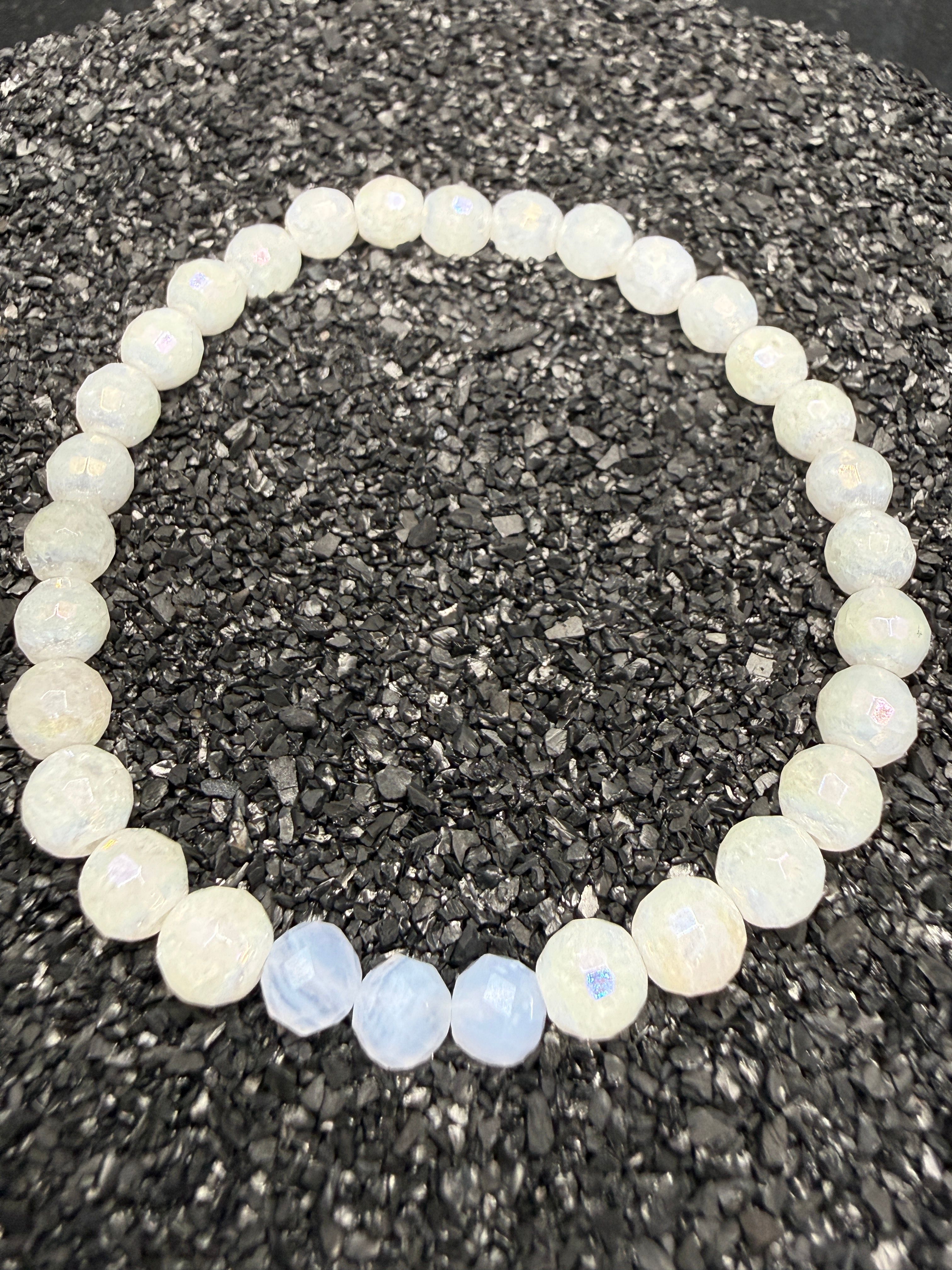 Moonstone and Agate Bracelet — view 2