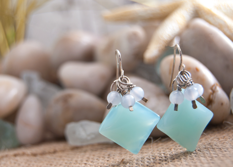 Test Amethyst Earrings