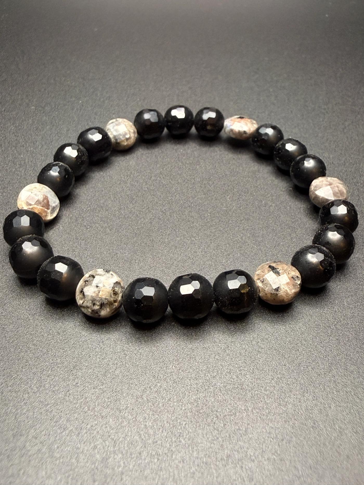 Onyx Yooperlite Bracelet