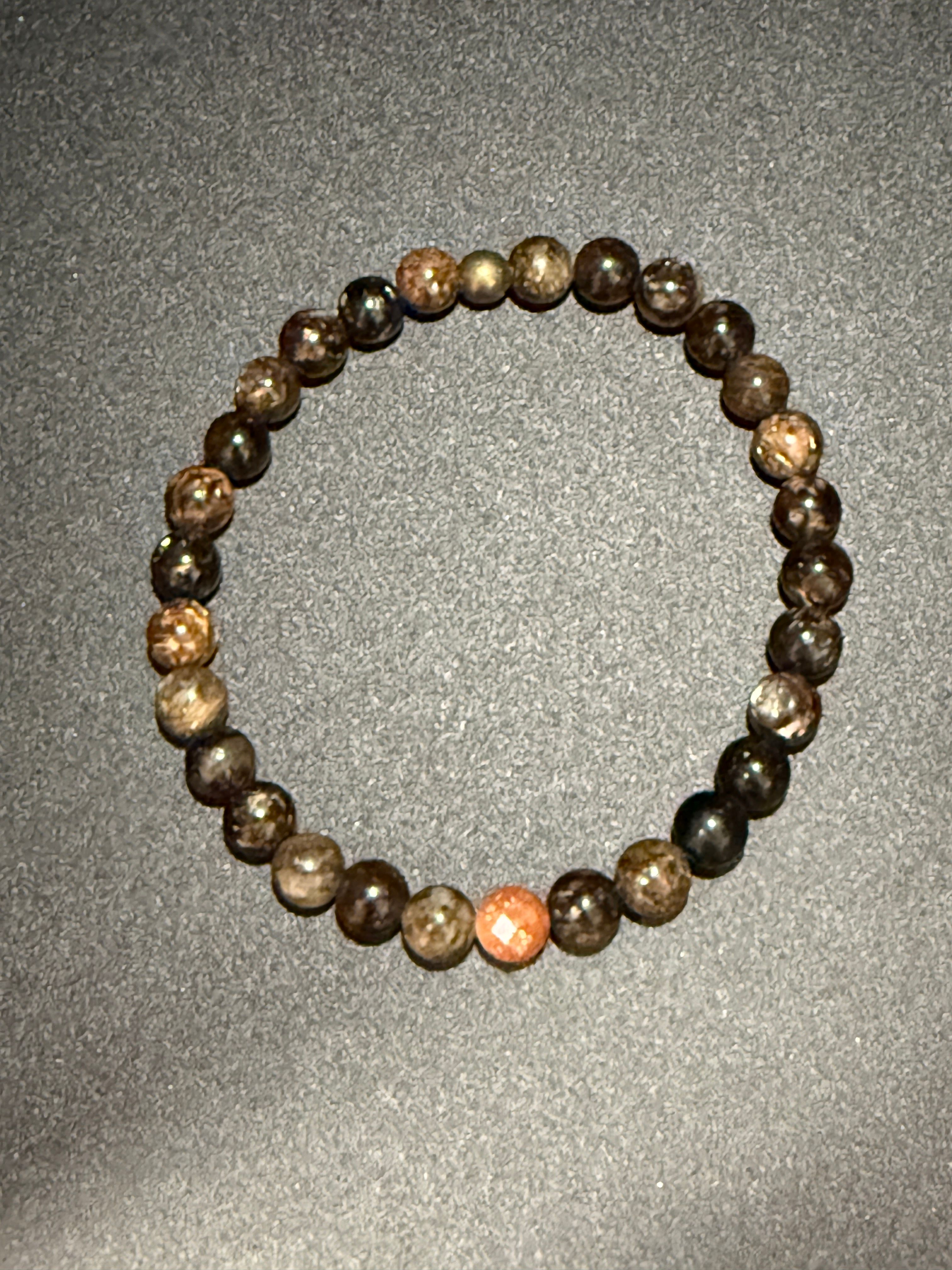 Biotite Sunstone Bracelet