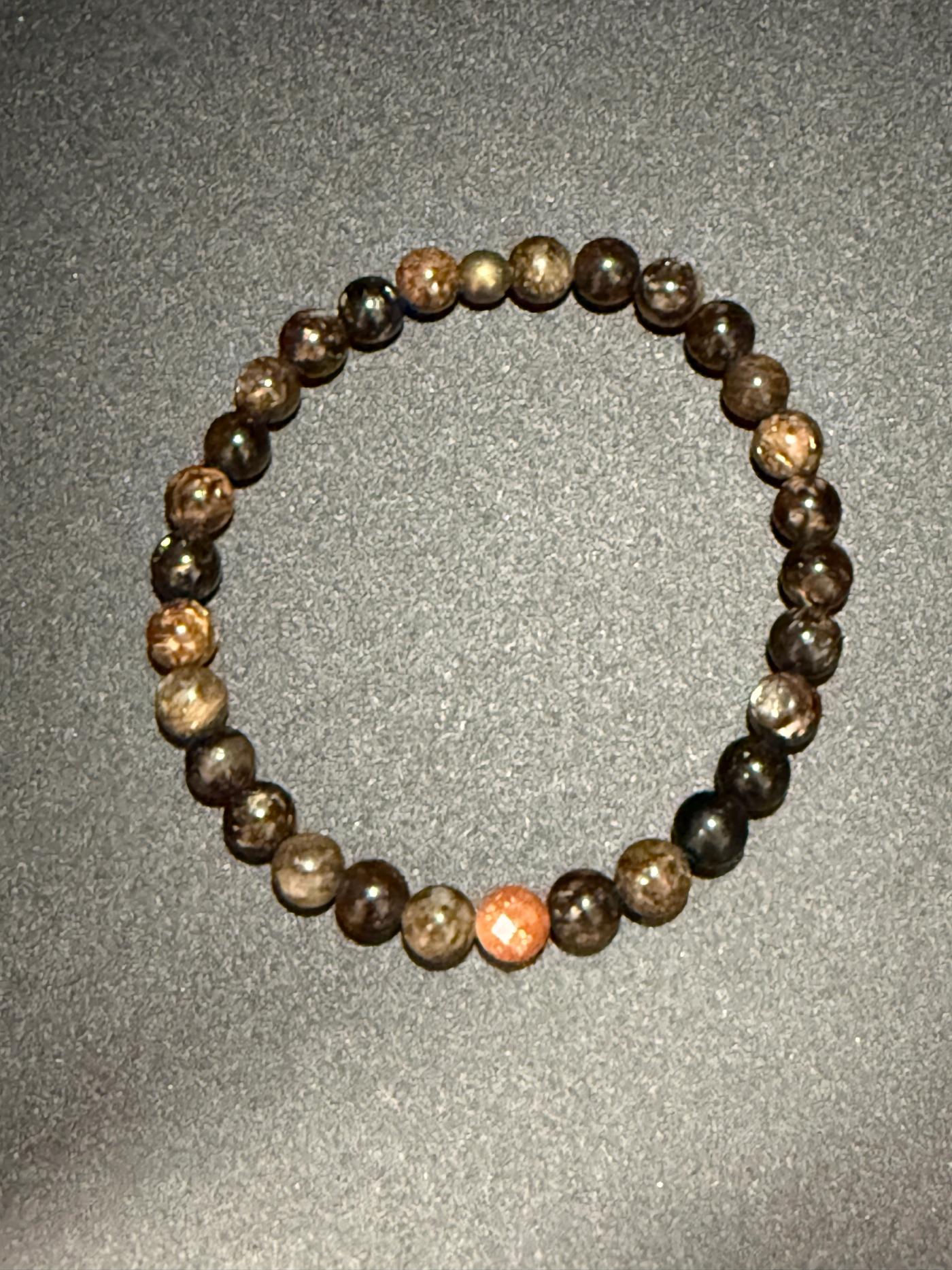 Biotite Sunstone Bracelet