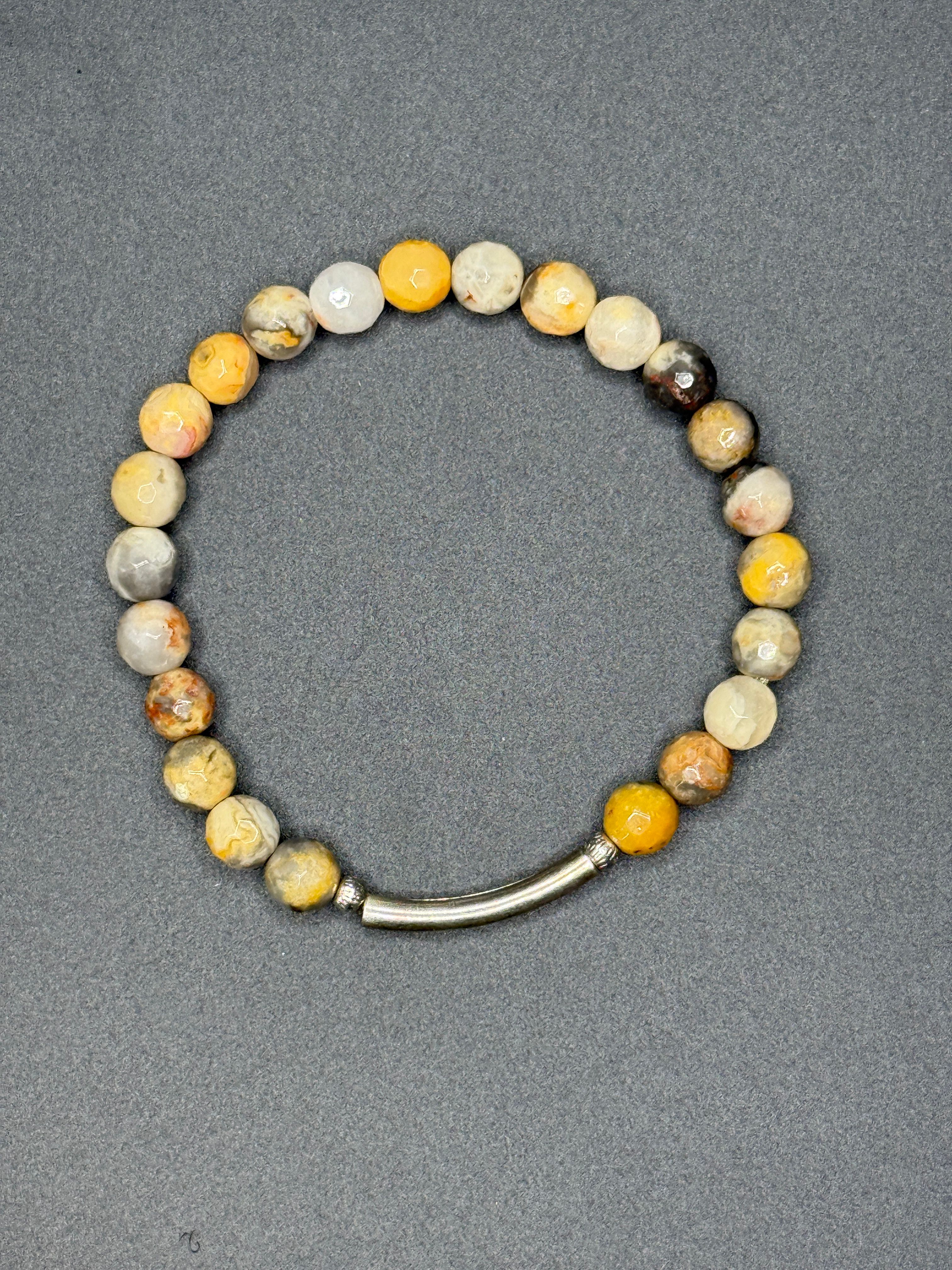Agate, crazy lace Bracelet