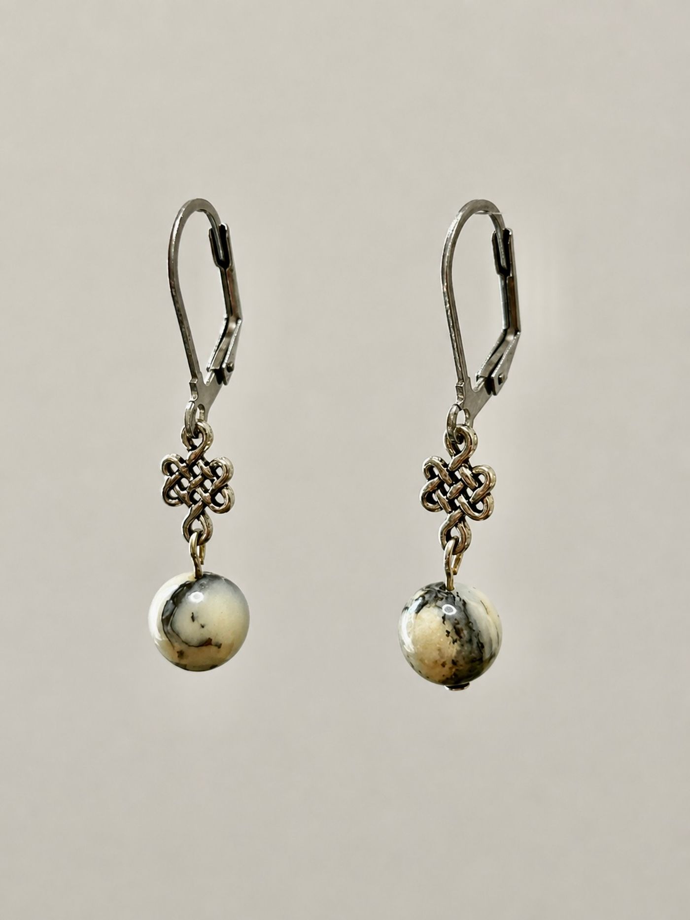 African Opal Earrings