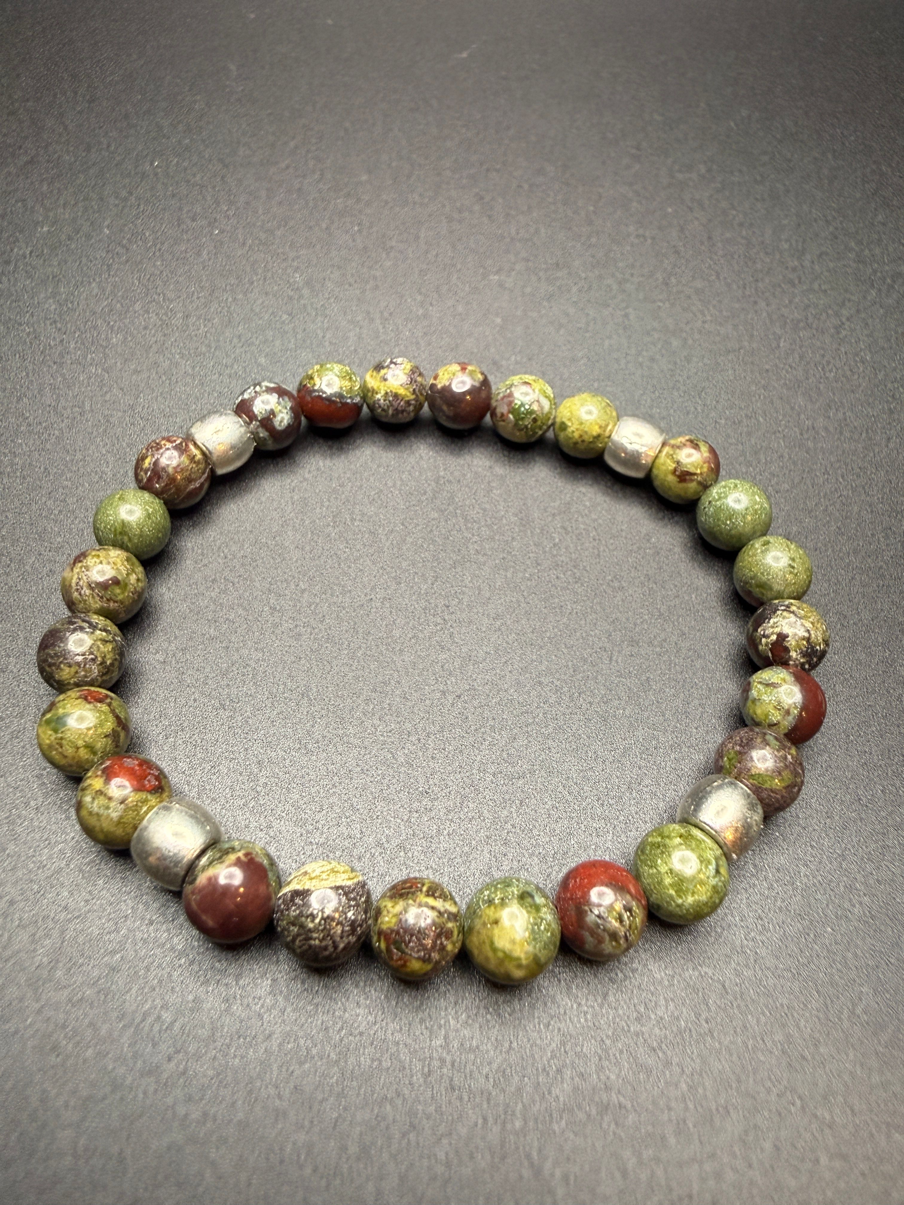 Dragon Blood Jasper Bracelet — view 4