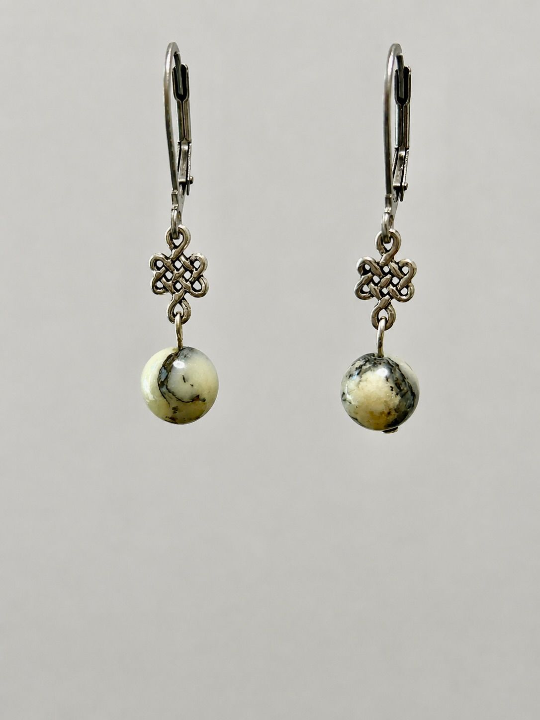 African Opal Earrings-view 2