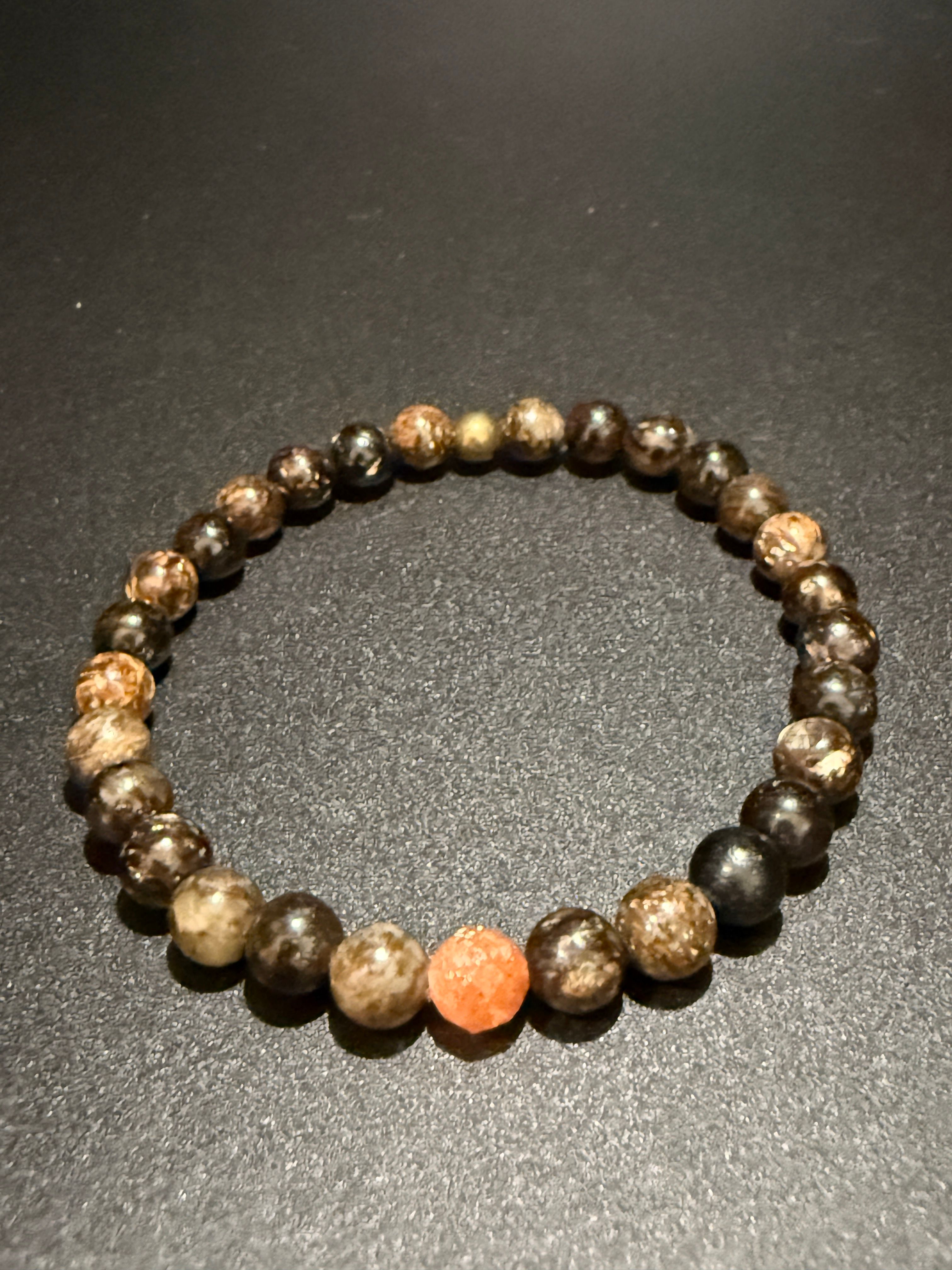 Biotite Sunstone Bracelet — view 2