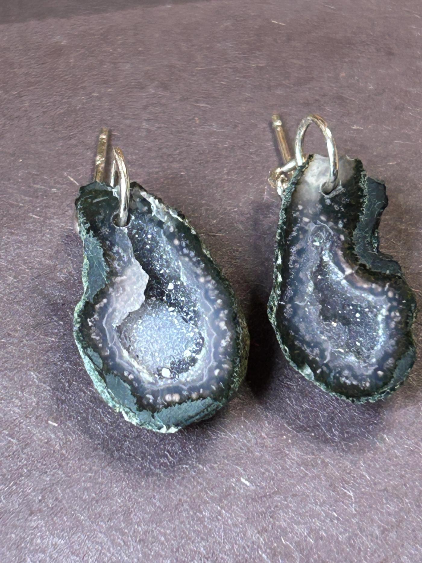 Druzy Geode Earrings
