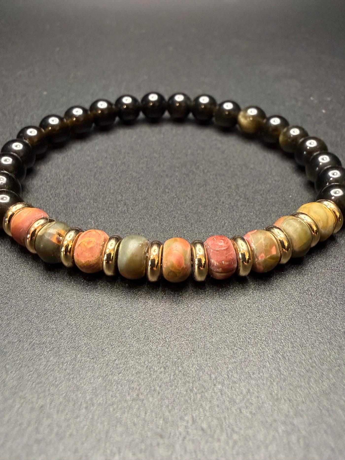 Obsidian Jasper Bracelet