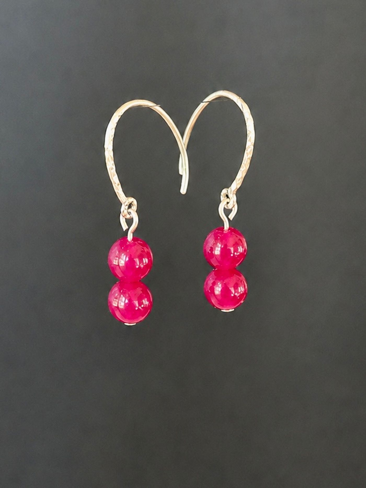 Ruby Drop Earrings