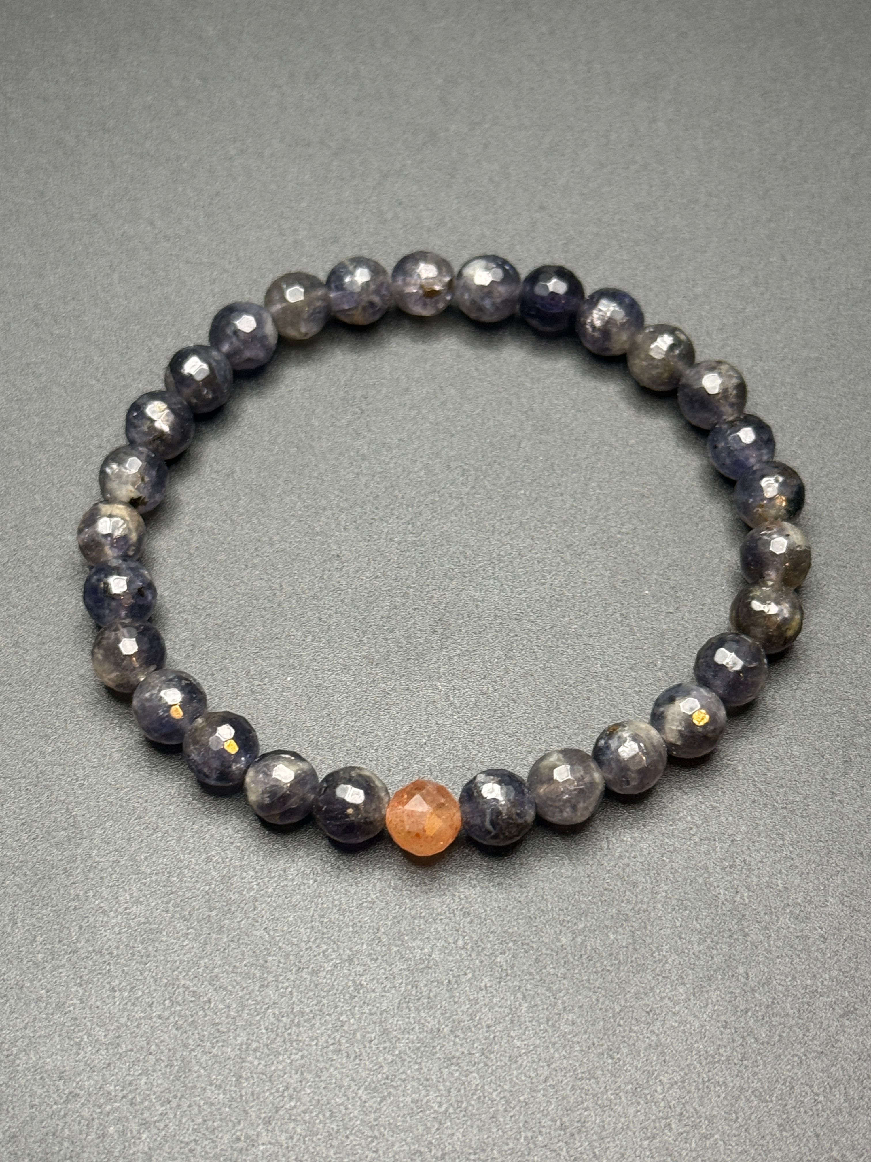 Iolite and Sunstone Bracelet — view 2
